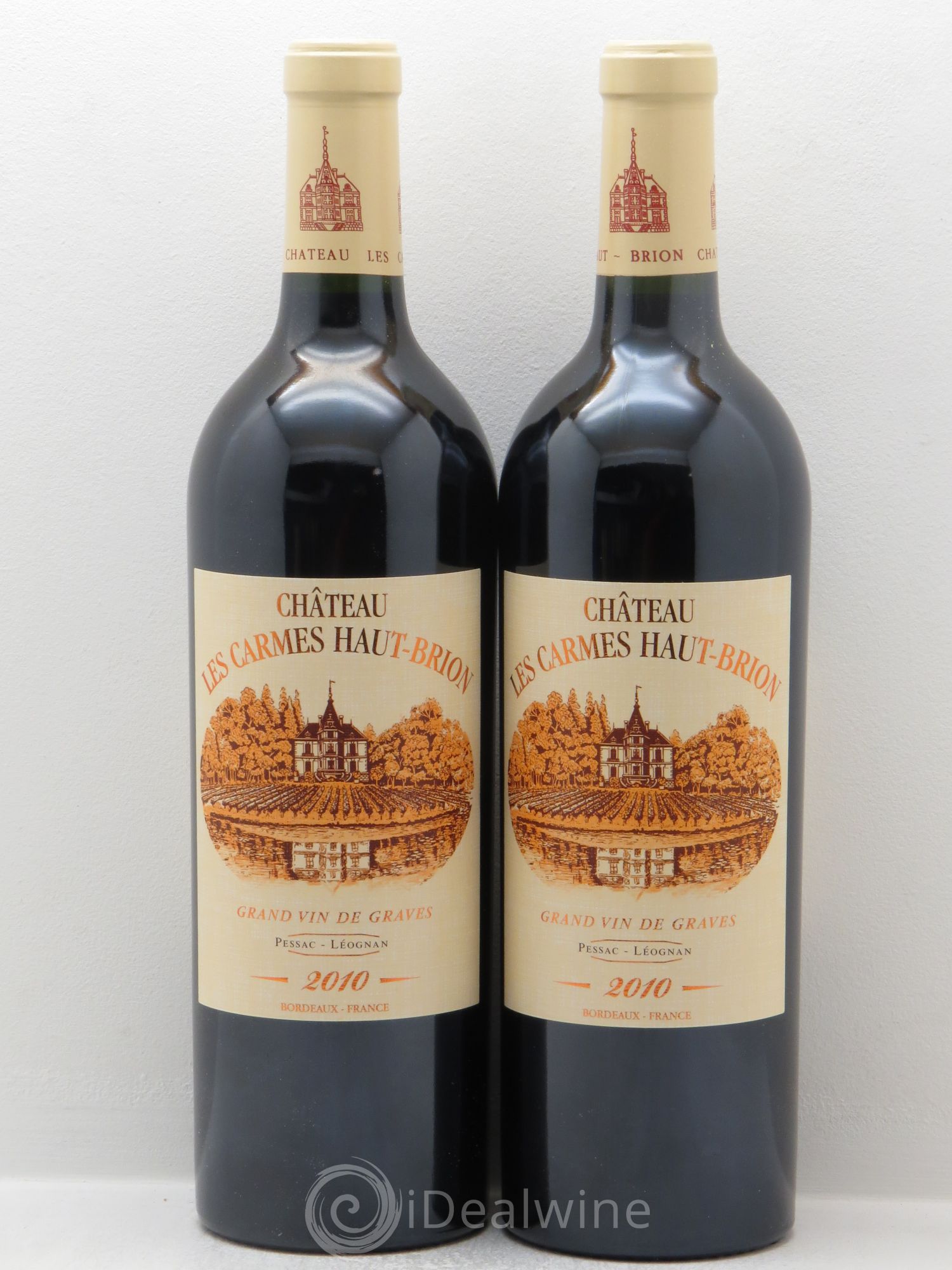 Château Les Carmes Haut-Brion 2010 - Lot de 2 bouteilles - 0