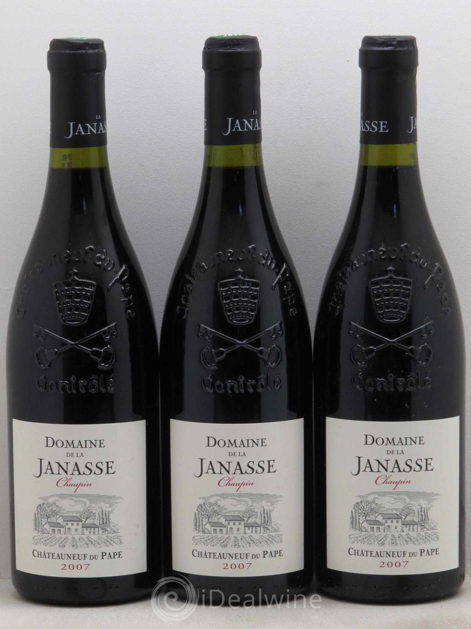 Châteauneuf-du-Pape Cuvée Chaupin La Janasse (Domaine de) 2007 - Lot de 3 bouteilles - 0