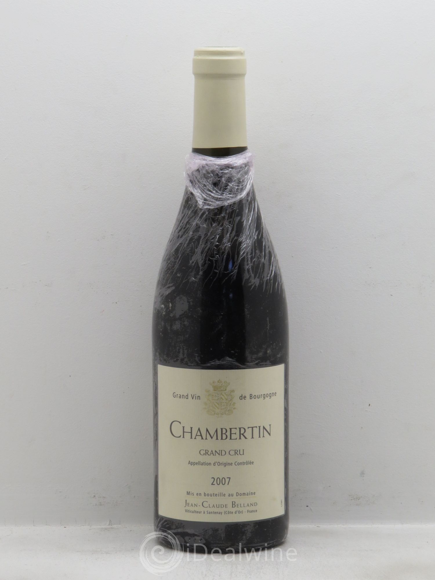 Chambertin Grand Cru JC.Belland (sans prix de réserve - no reserve) 2007 - Posten von 1 Flasche - 0