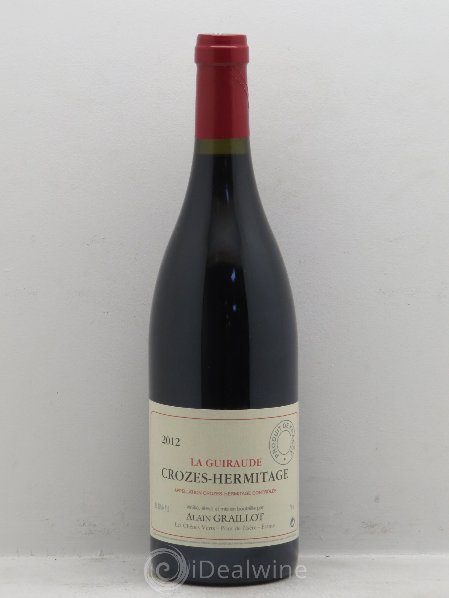 Crozes-Hermitage La Guiraude Domaine Graillot (sans prix de réserve - no reserve) 2012 - Posten von 1 Flasche - 0