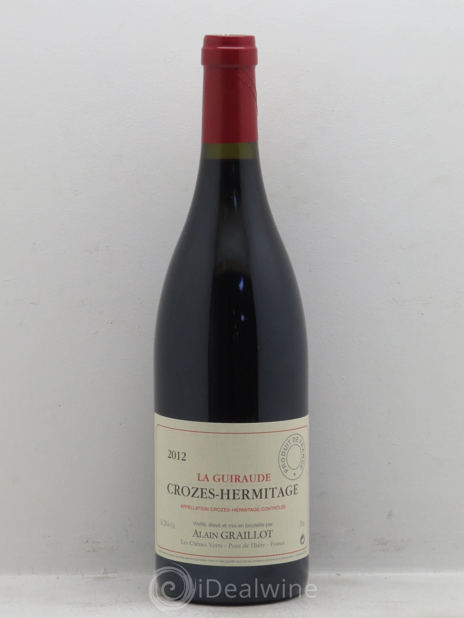 Crozes-Hermitage La Guiraude Domaine Graillot 2012 - Lot de 1 bouteille - 0