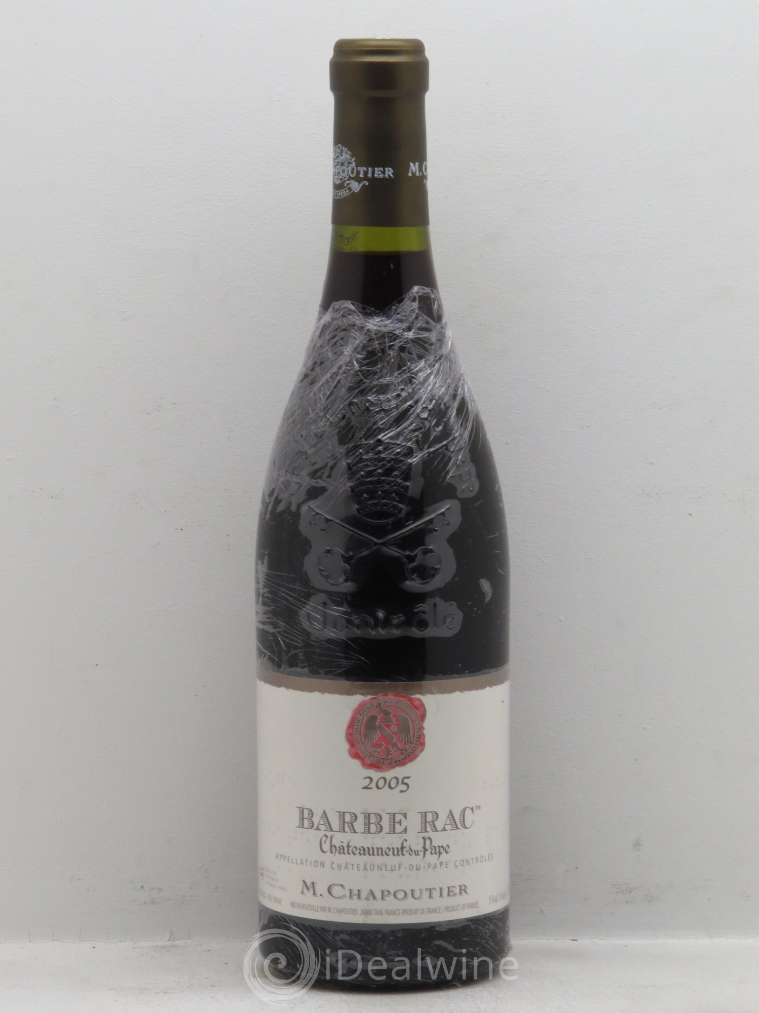 Châteauneuf-du-Pape Barbe Rac Chapoutier (sans prix de réserve - no reserve) 2005 - Posten von 1 Flasche - 0