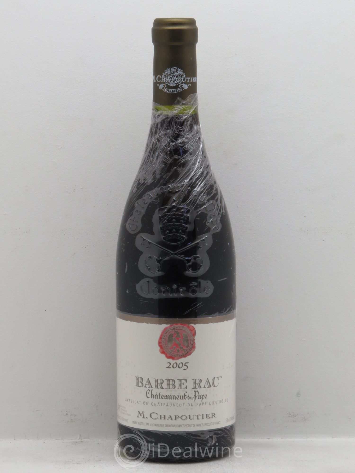 Châteauneuf-du-Pape Barbe Rac Chapoutier (sans prix de réserve - no reserve) 2005 - Posten von 1 Flasche - 0