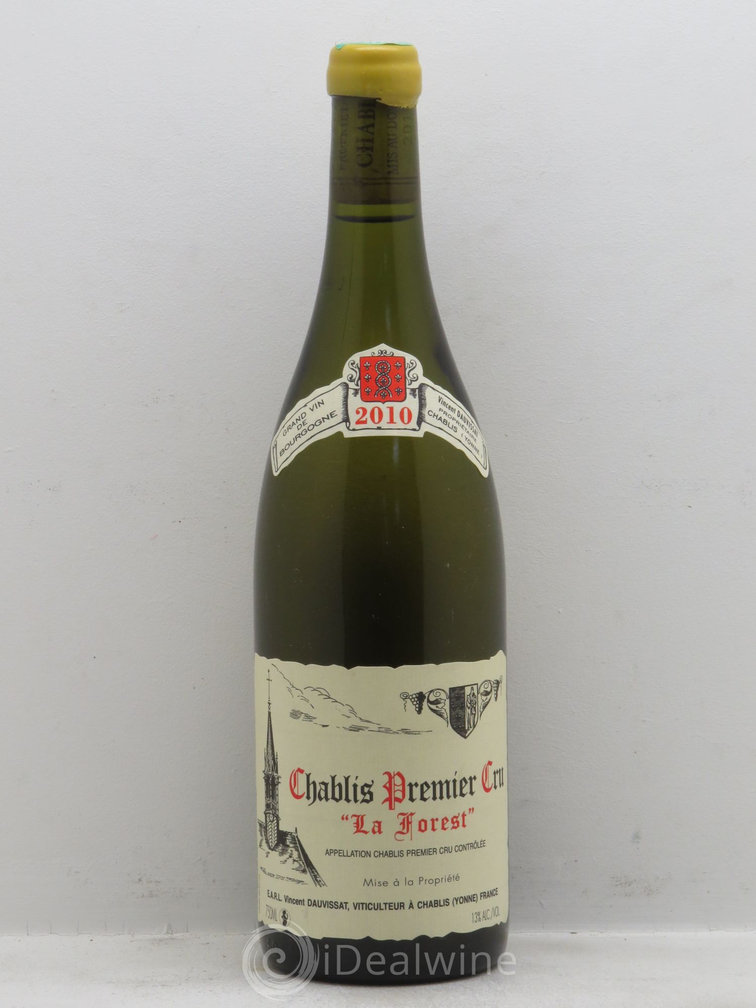 Chablis 1er Cru La Forest Vincent Dauvissat (Domaine) 2010 - Lot de 1 bouteille - 0