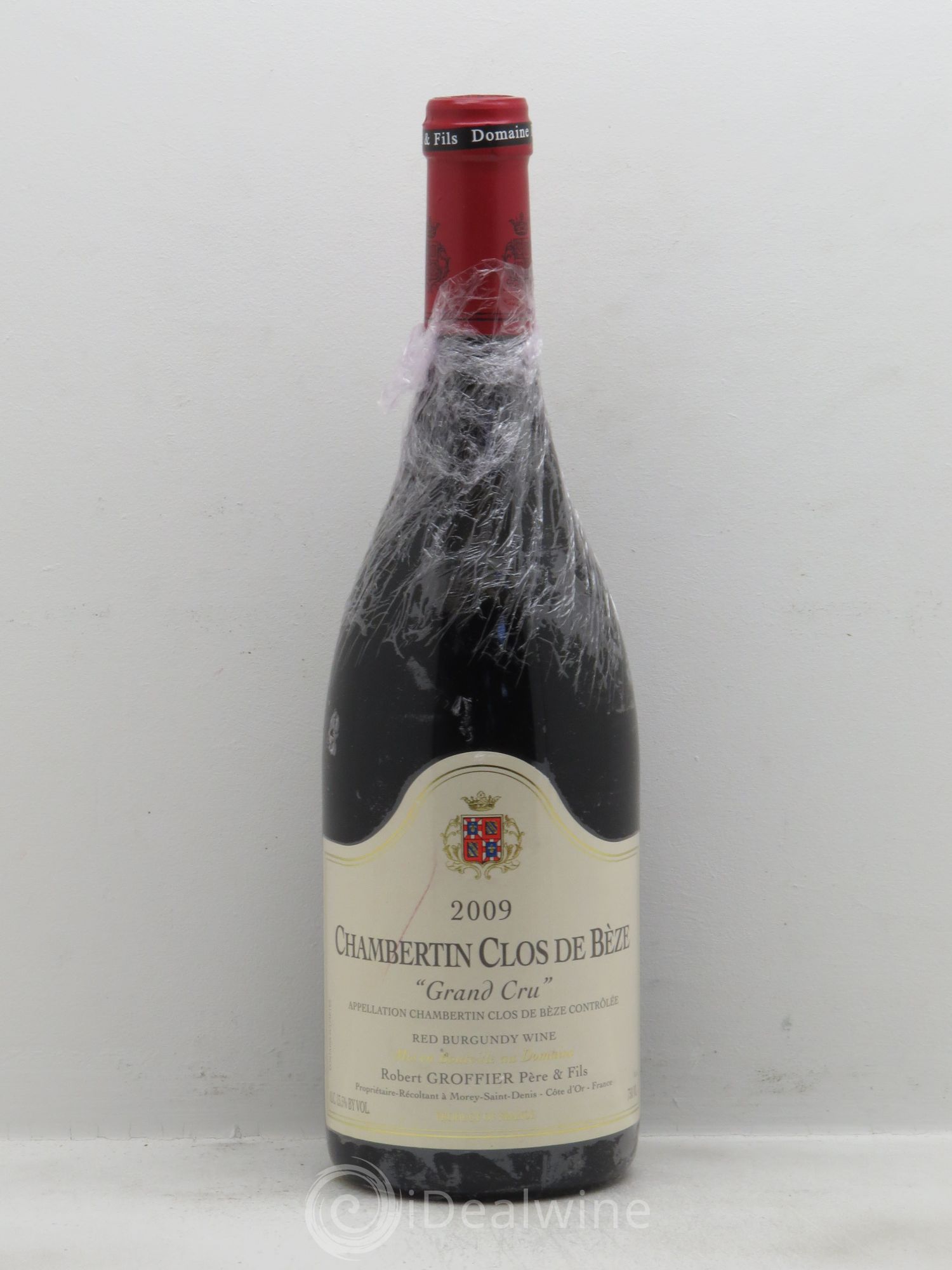 Chambertin Clos de Bèze Grand Cru Robert Groffier Père & Fils (Domaine) 2009 - Lot de 1 bouteille - 0