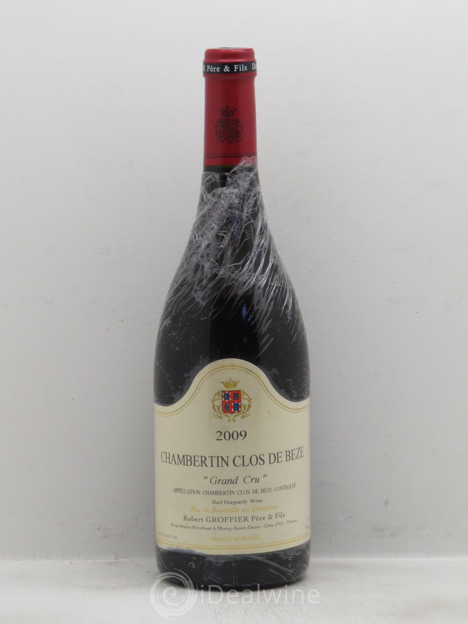 Chambertin Clos de Bèze Grand Cru Robert Groffier Père & Fils (Domaine) 2009 - Lot de 1 bouteille - 0