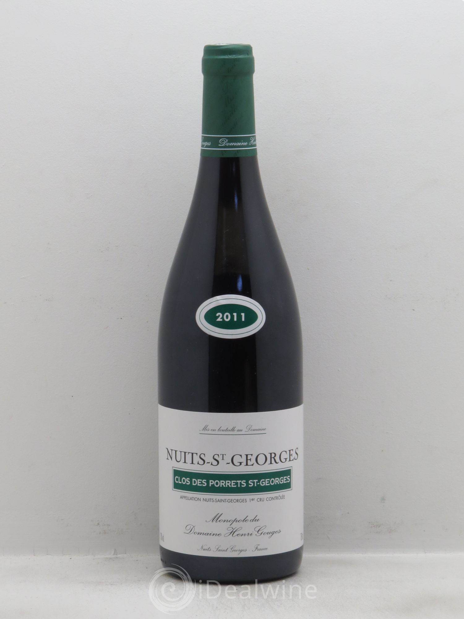 Nuits-Saint-Georges 1er Cru Clos des Porrets St Georges Henri Gouges 2011 - Lot de 1 bouteille - 0