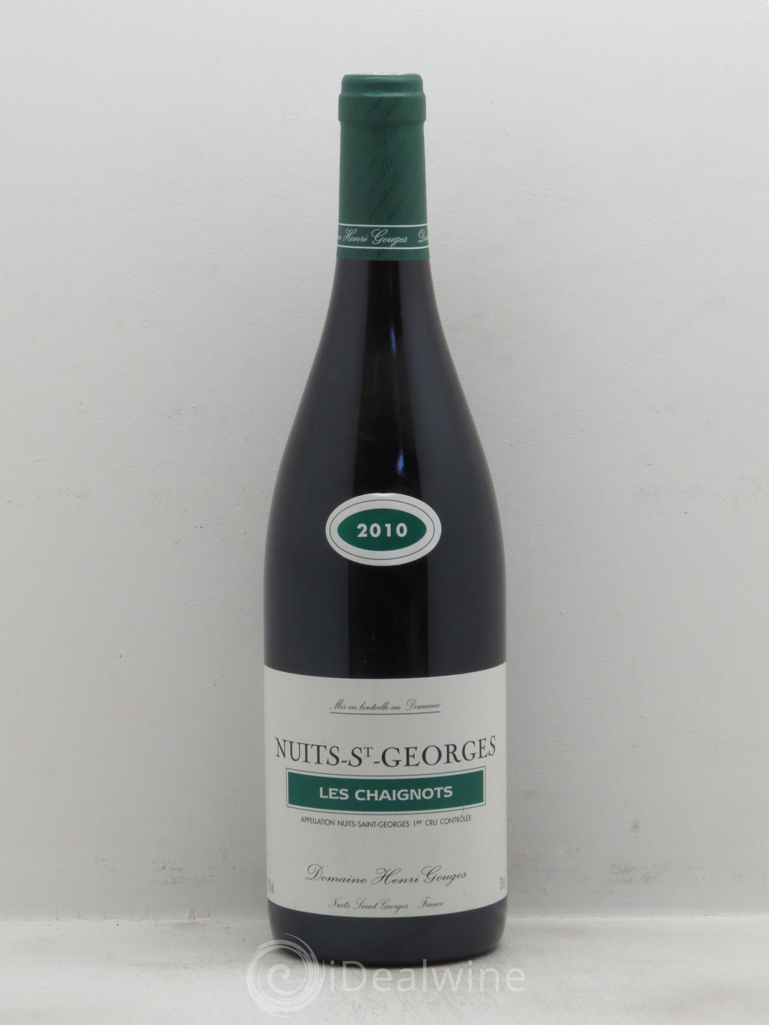 Nuits-Saint-Georges 1er Cru Les Chaignots Henri Gouges (sans prix de réserve - no reserve) 2010 - Posten von 1 Flasche - 0