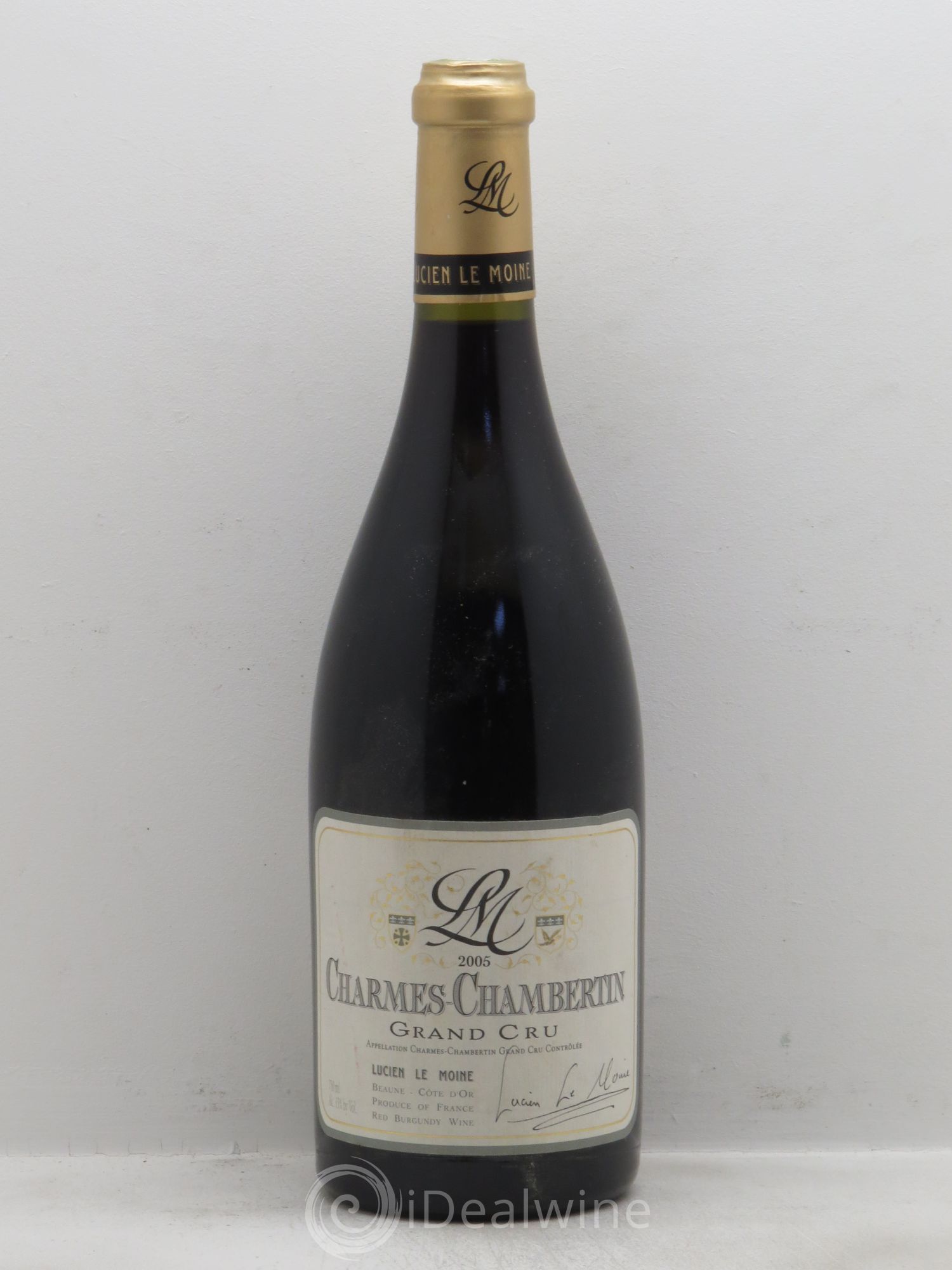 Charmes-Chambertin Grand Cru Lucien Le Moine 2005 - Lot de 1 bouteille - 0