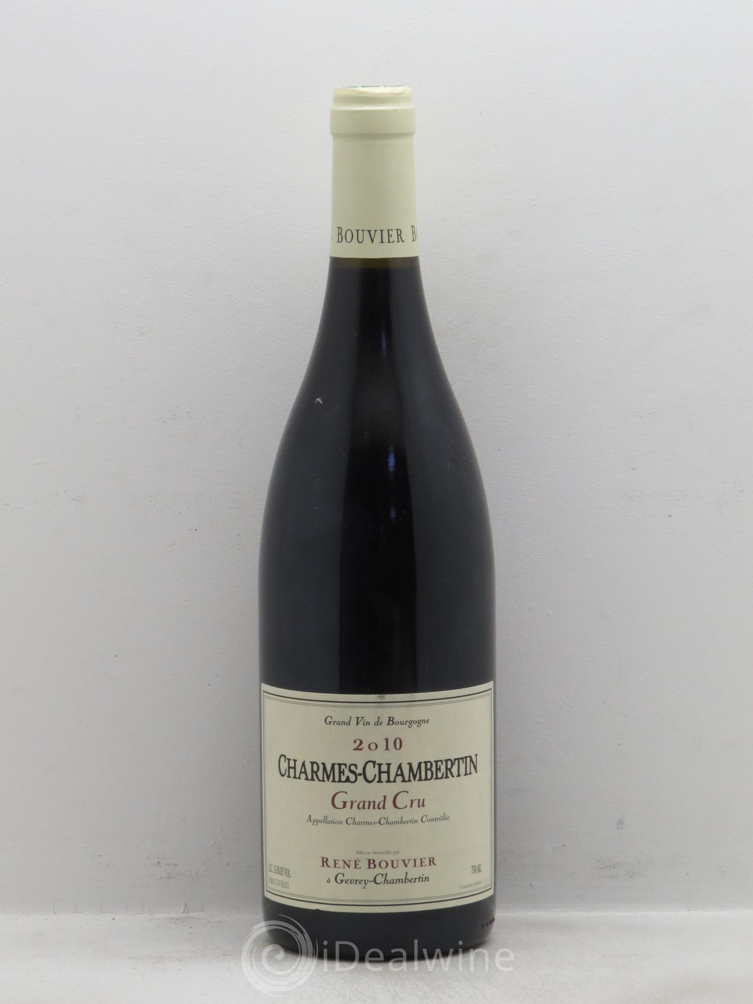 Charmes-Chambertin Grand Cru R.Bouvier (sans prix de réserve - no reserve) 2010 - Posten von 1 Flasche - 0