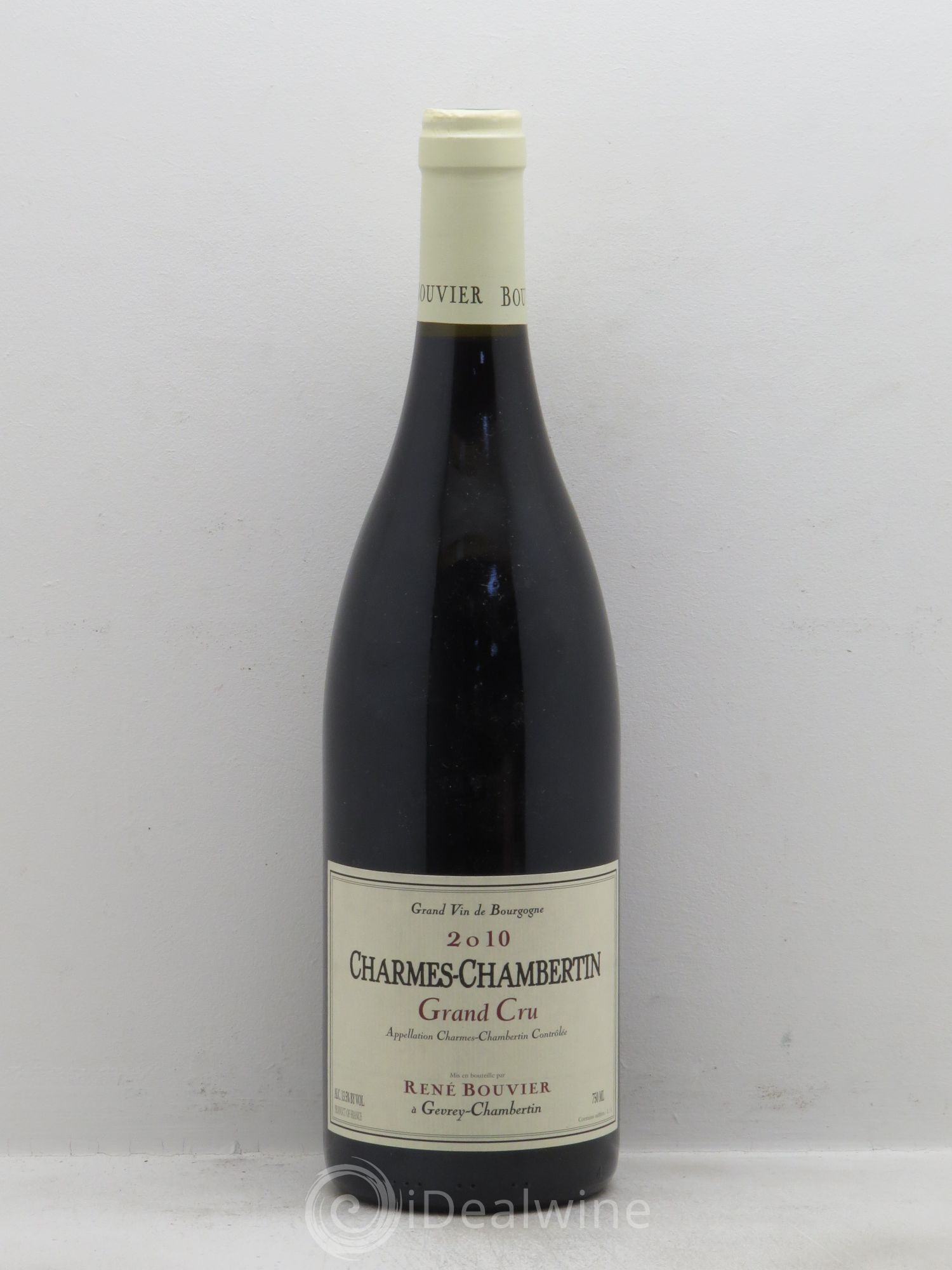 Charmes-Chambertin Grand Cru R.Bouvier (sans prix de réserve - no reserve) 2010 - Posten von 1 Flasche - 0