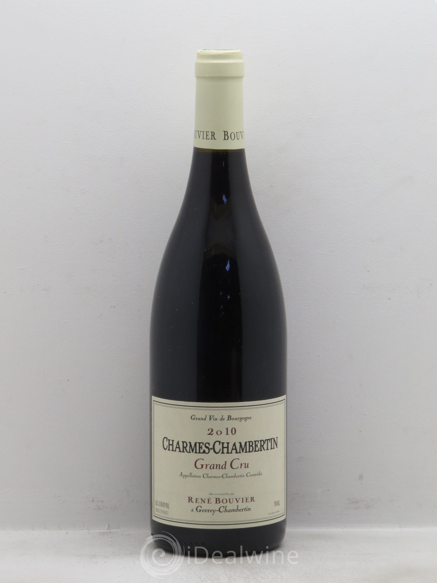 Charmes-Chambertin Grand Cru R.Bouvier (sans prix de réserve - no reserve) 2010 - Posten von 1 Flasche - 0