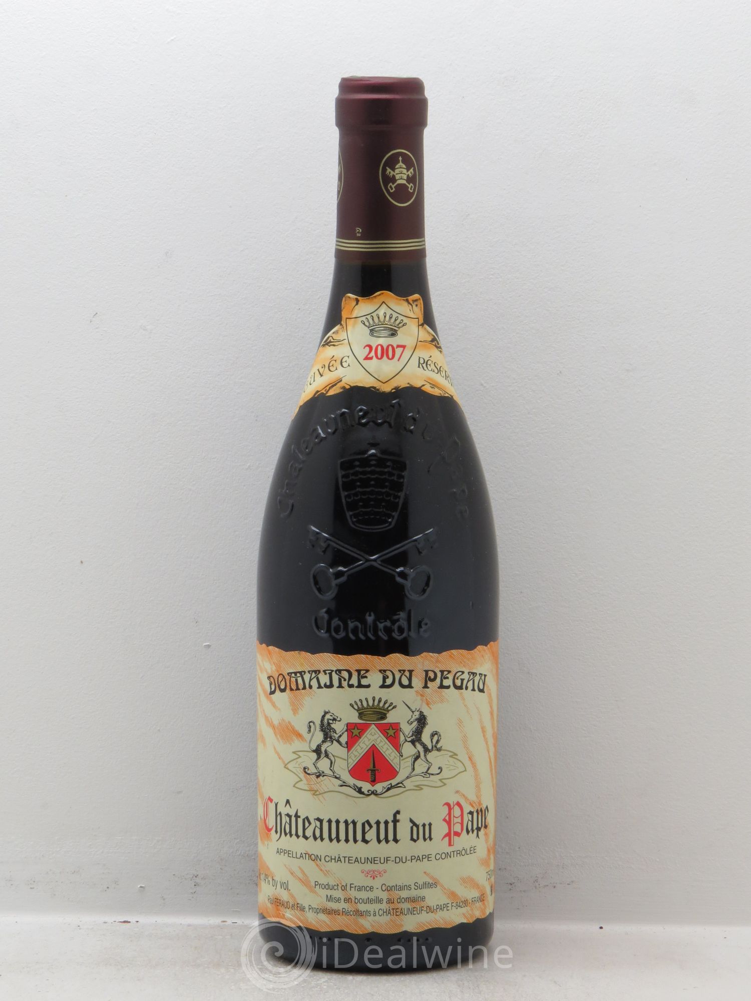 Châteauneuf-du-Pape Domaine du Pégau Cuvée Réservée Paul et Laurence Féraud 2007 - Lot de 1 bouteille - 0
