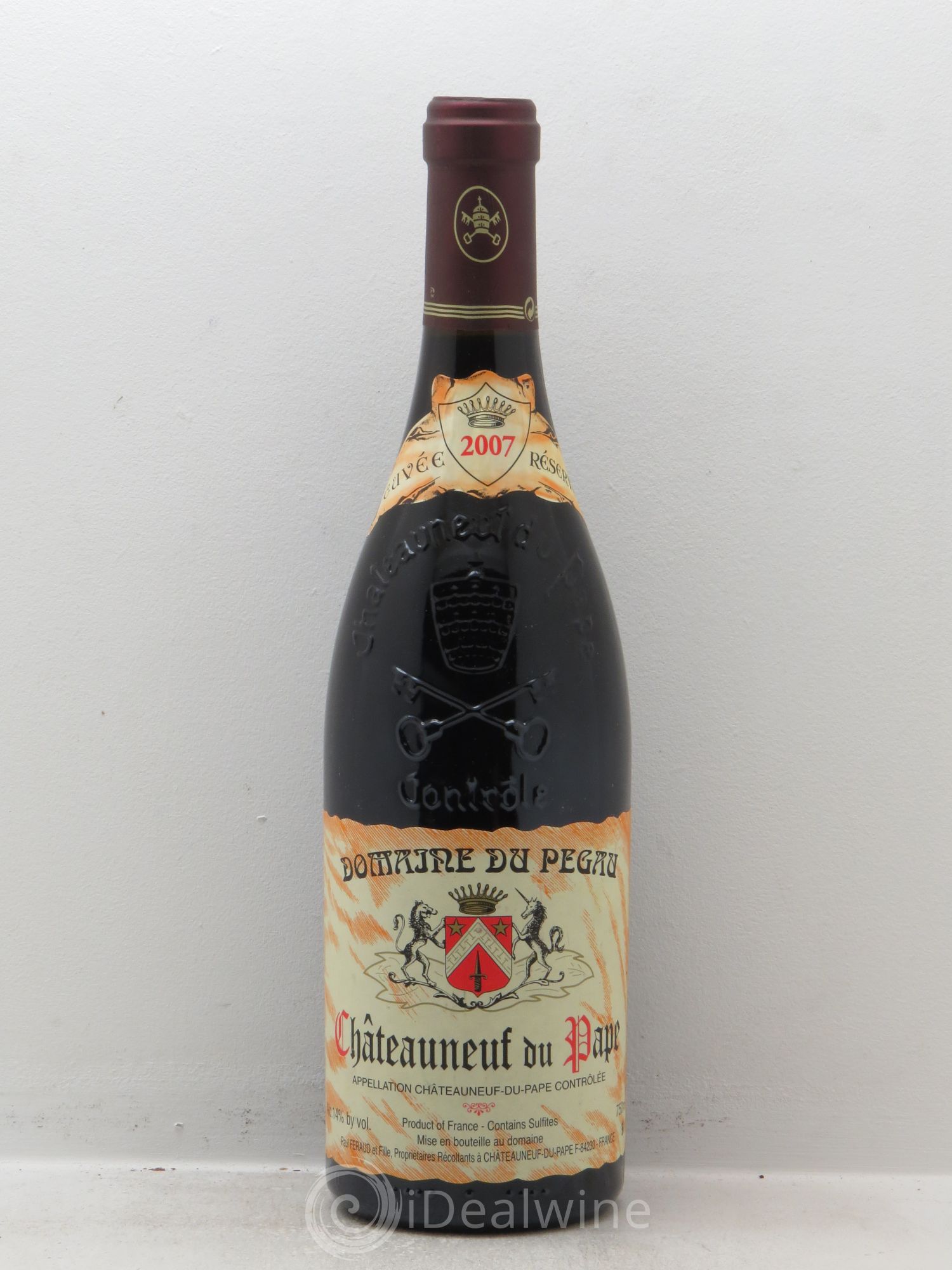 Châteauneuf-du-Pape Domaine du Pégau Cuvée Réservée Paul et Laurence Féraud 2007 - Lot de 1 bouteille - 0