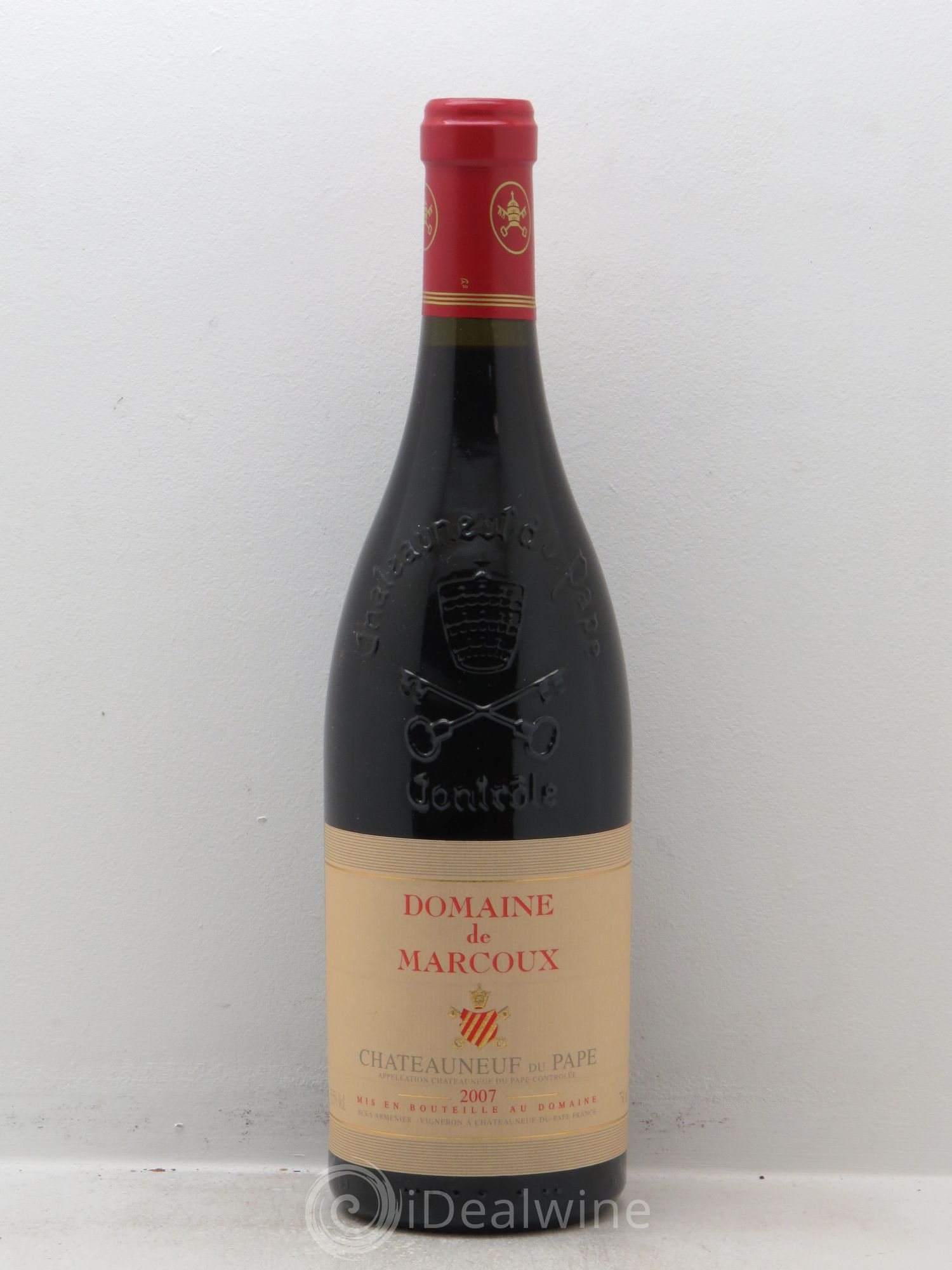 Châteauneuf-du-Pape Marcoux (Domaine de) (sans prix de réserve - no reserve) 2007 - Posten von 1 Flasche - 0