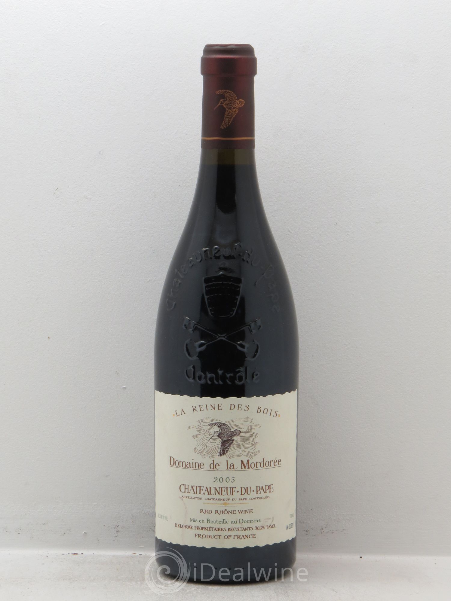 Châteauneuf-du-Pape Cuvée de la Reine des Bois La Mordorée (Domaine de) null 2005 - Lot of 1 bottle - 0