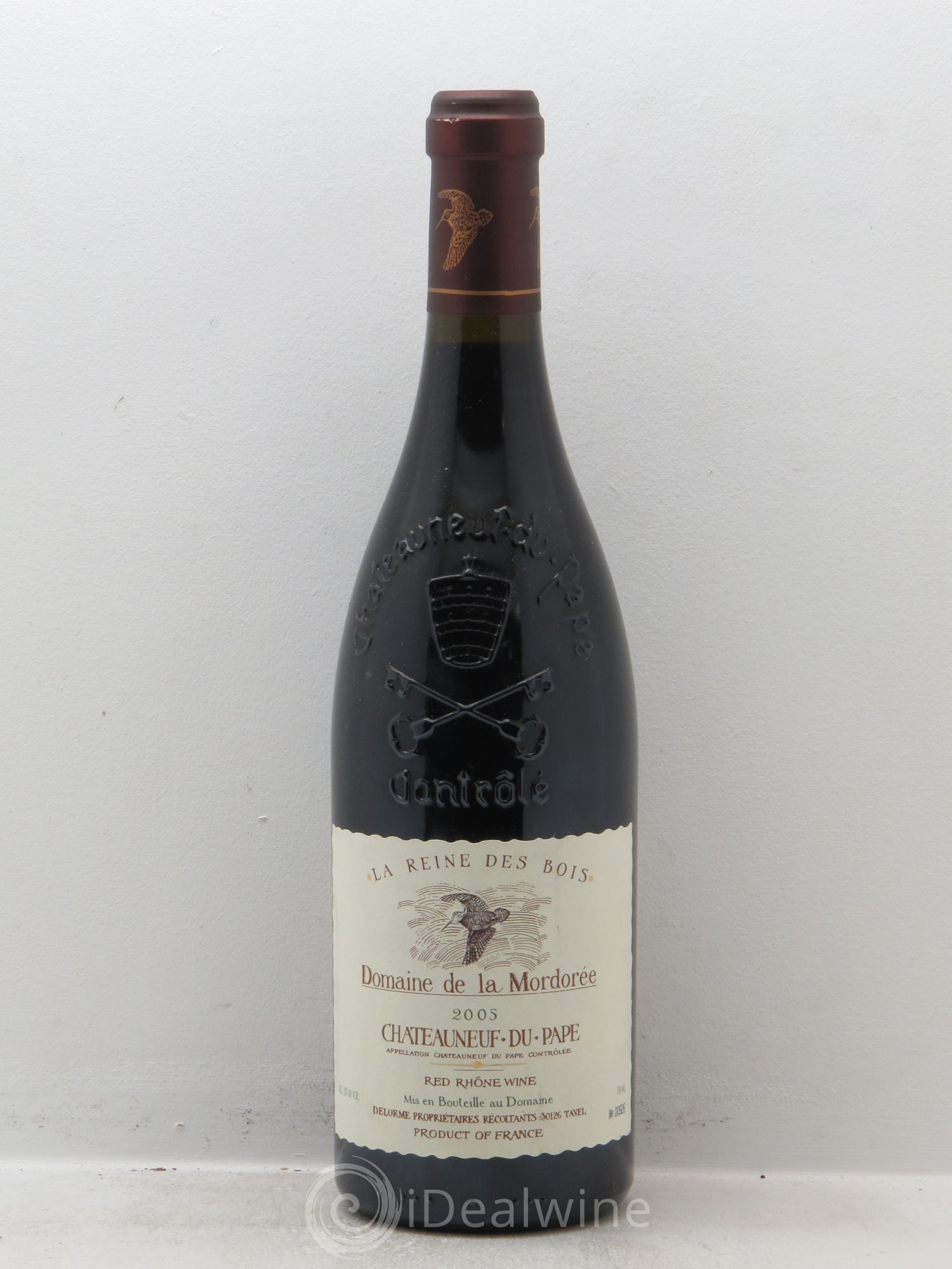 Châteauneuf-du-Pape Cuvée de la Reine des Bois La Mordorée (Domaine de) null 2005 - Lot of 1 bottle - 0