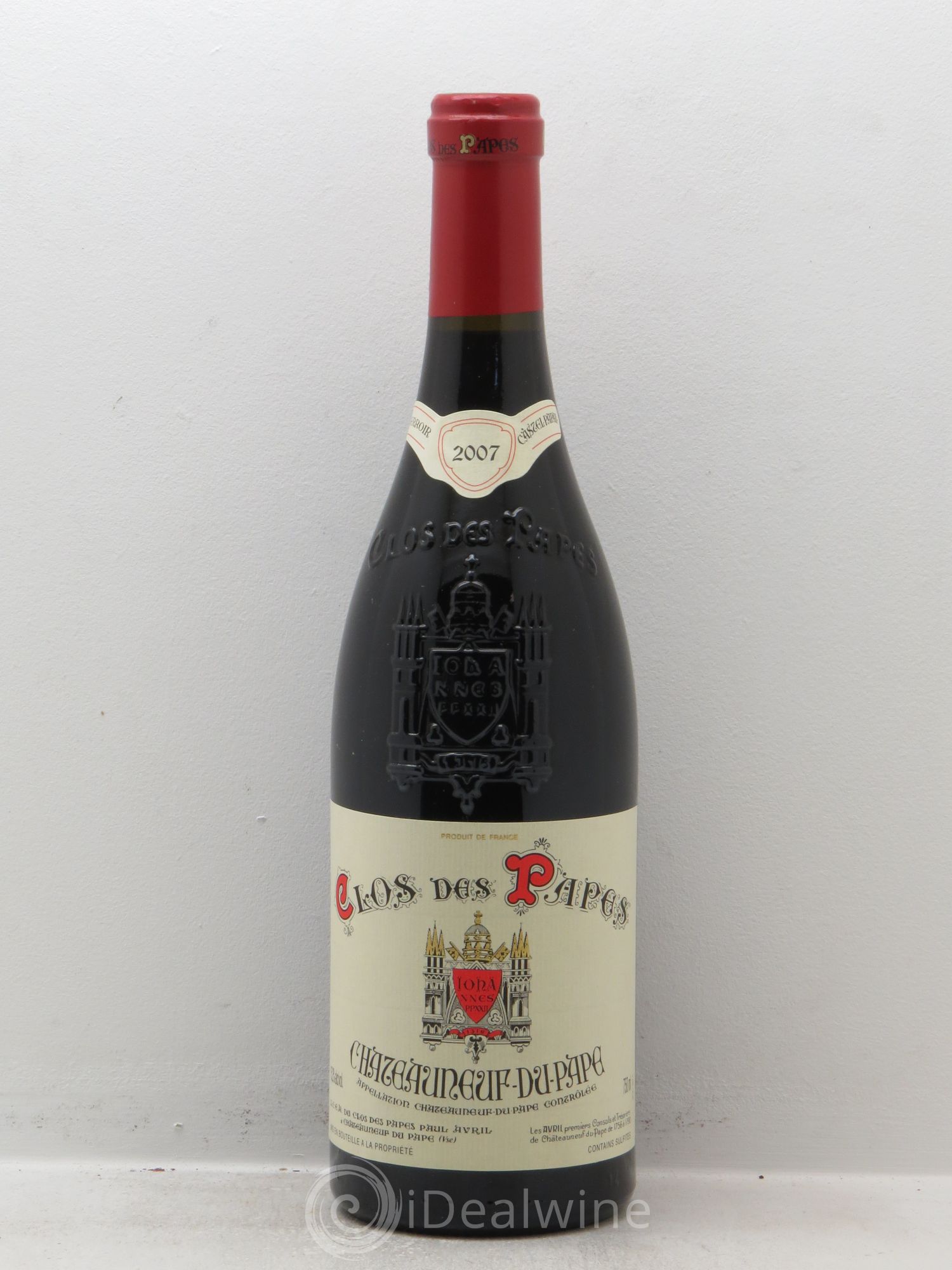 Châteauneuf-du-Pape Clos des Papes - Paul Avril 2007 - Lot de 1 bouteille - 0