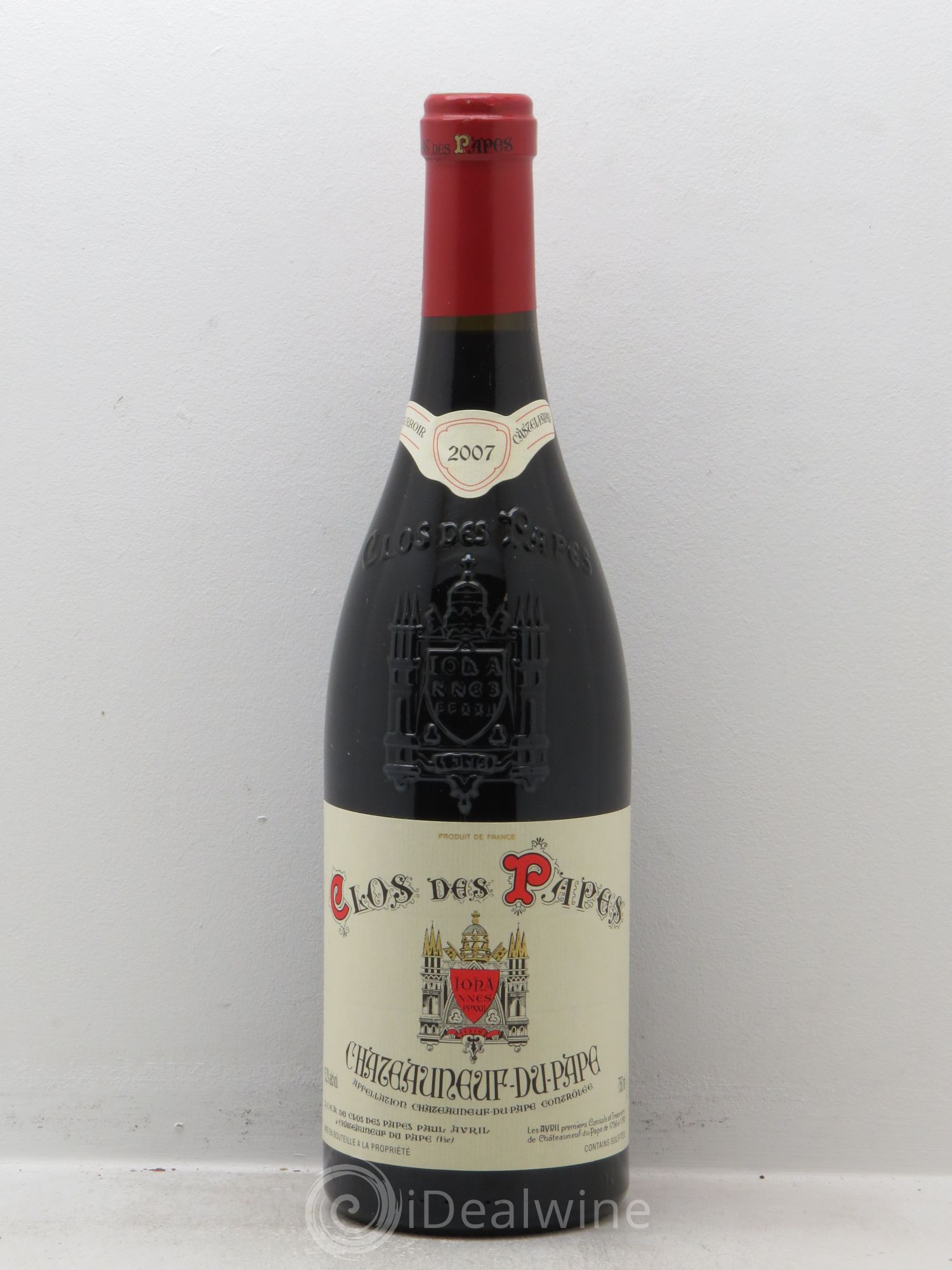 Châteauneuf-du-Pape Clos des Papes - Paul Avril 2007 - Lot de 1 bouteille - 0
