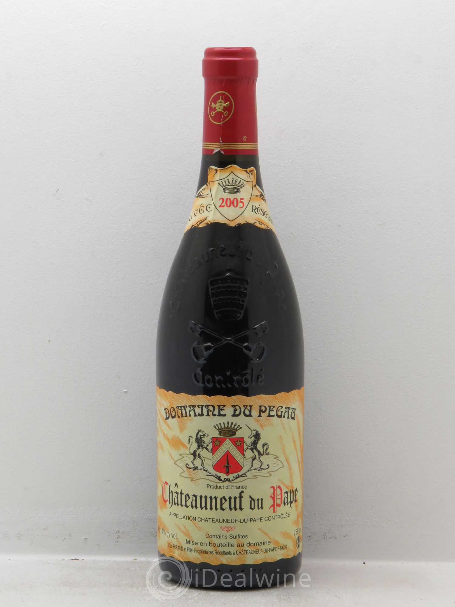 Châteauneuf-du-Pape Domaine du Pégau Cuvée Réservée Paul et Laurence Féraud 2005 - Lot de 1 bouteille - 0