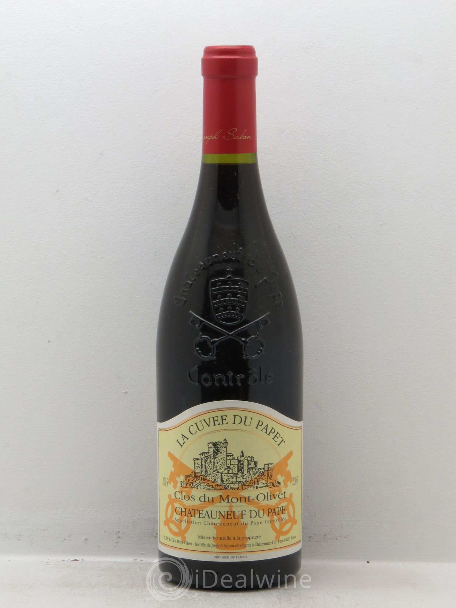 Châteauneuf-du-Pape Cuvée du Papet Clos du Mont-Olivet 2005 - Lot de 1 bouteille - 0