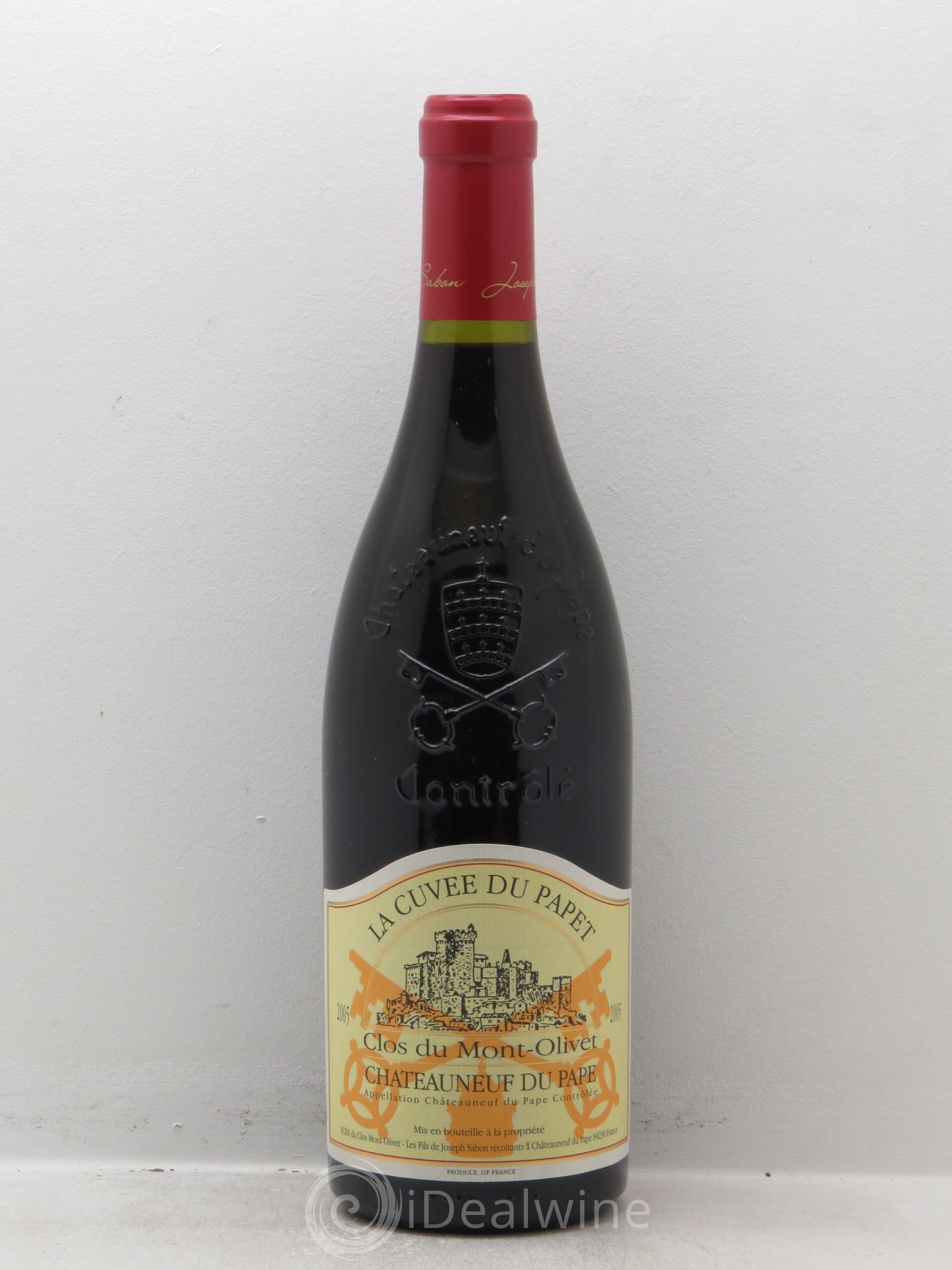 Châteauneuf-du-Pape Cuvée du Papet Clos du Mont-Olivet 2005 - Lot de 1 bouteille - 0