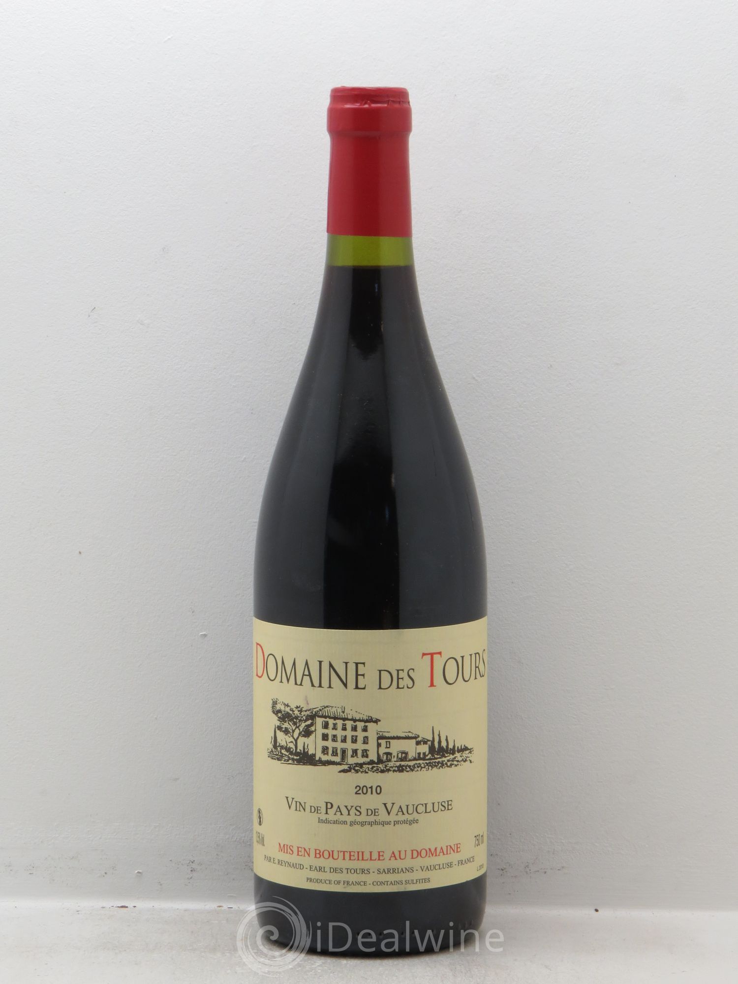 Rhône VdP du Vaucluse Château des Tours Merlot/Syrah 2010 - Lot of 1 bottle - 0