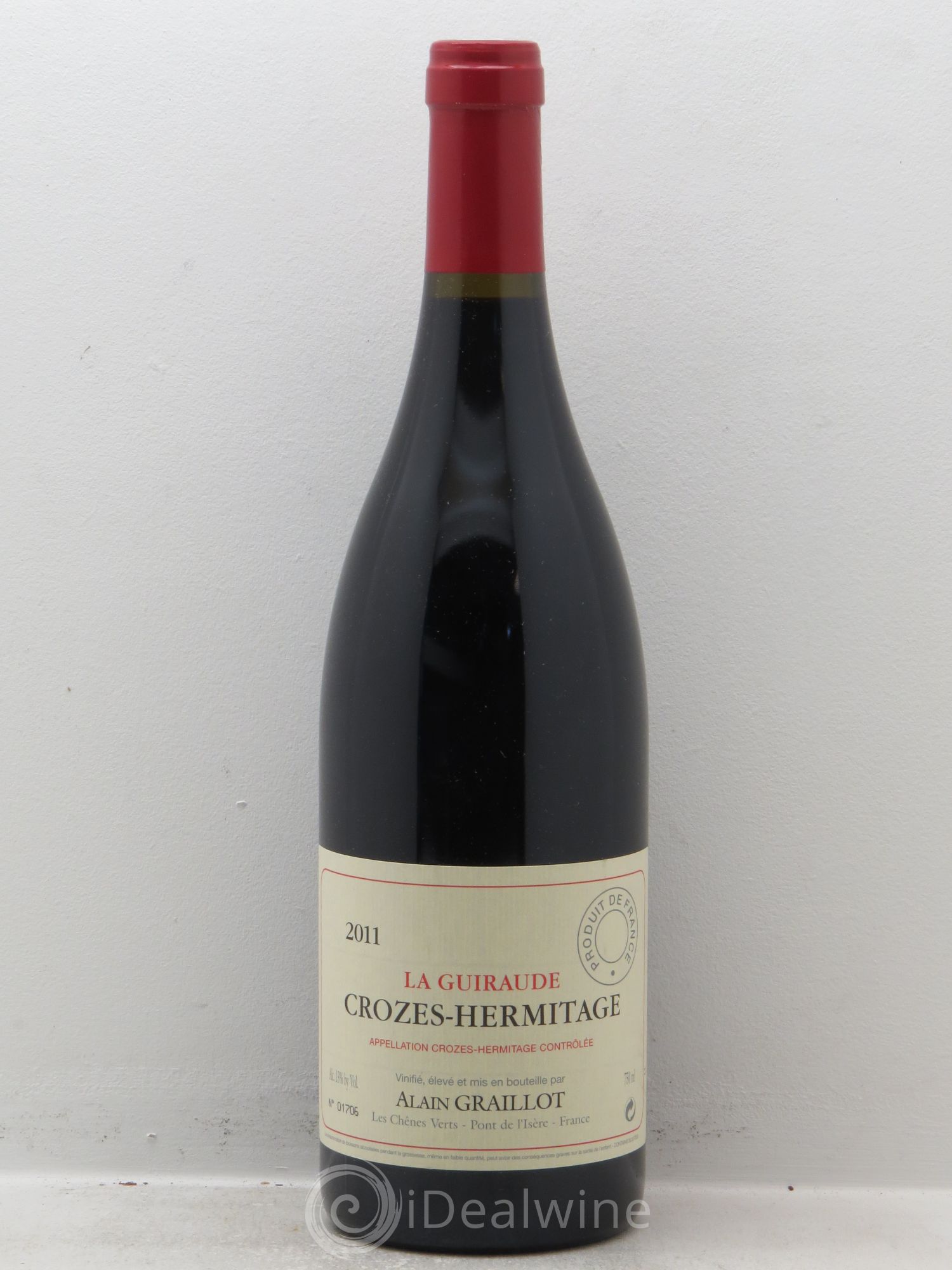 Crozes-Hermitage La Guiraude Domaine Graillot 2011 - Lot de 1 bouteille - 0
