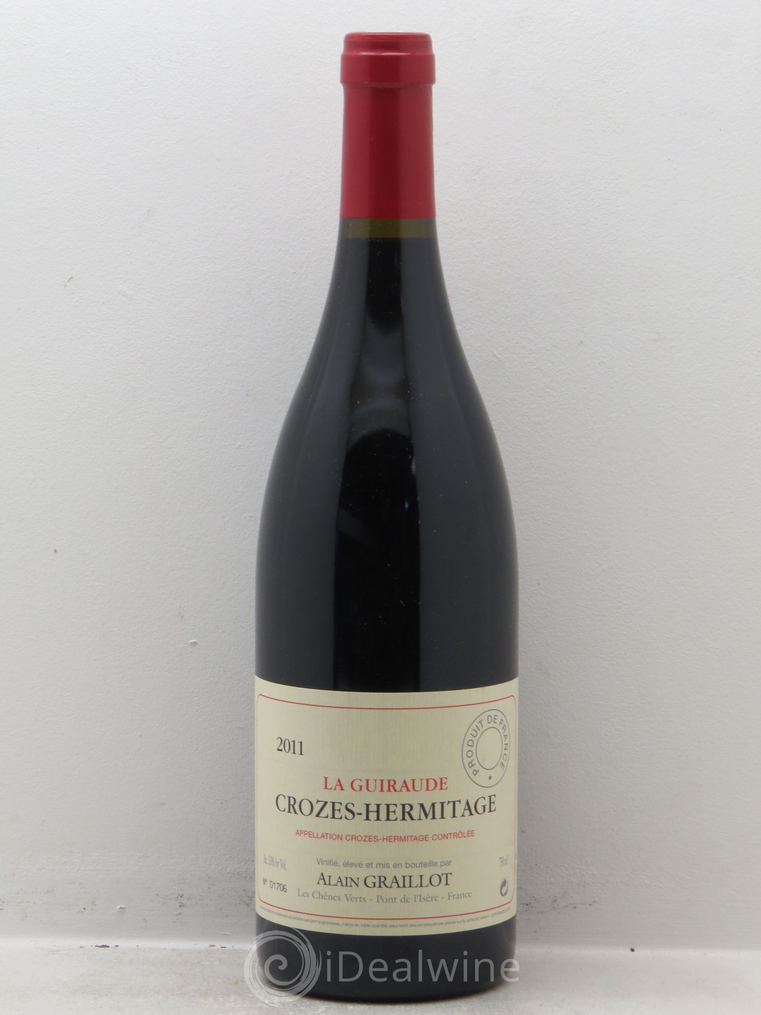 Crozes-Hermitage La Guiraude Domaine Graillot 2011 - Lot de 1 bouteille - 0