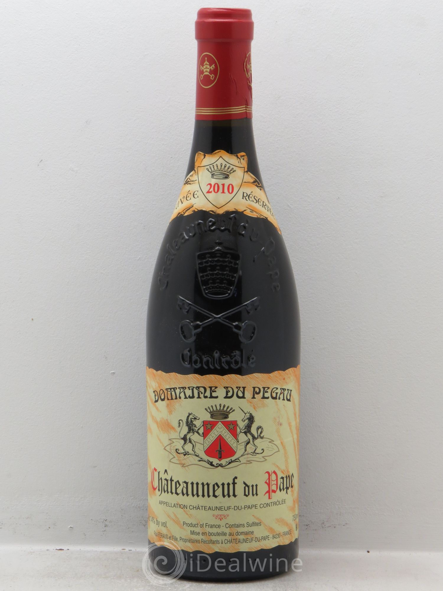 Châteauneuf-du-Pape Domaine du Pégau Cuvée Réservée Paul et Laurence Féraud 2010 - Lot de 1 bouteille - 0