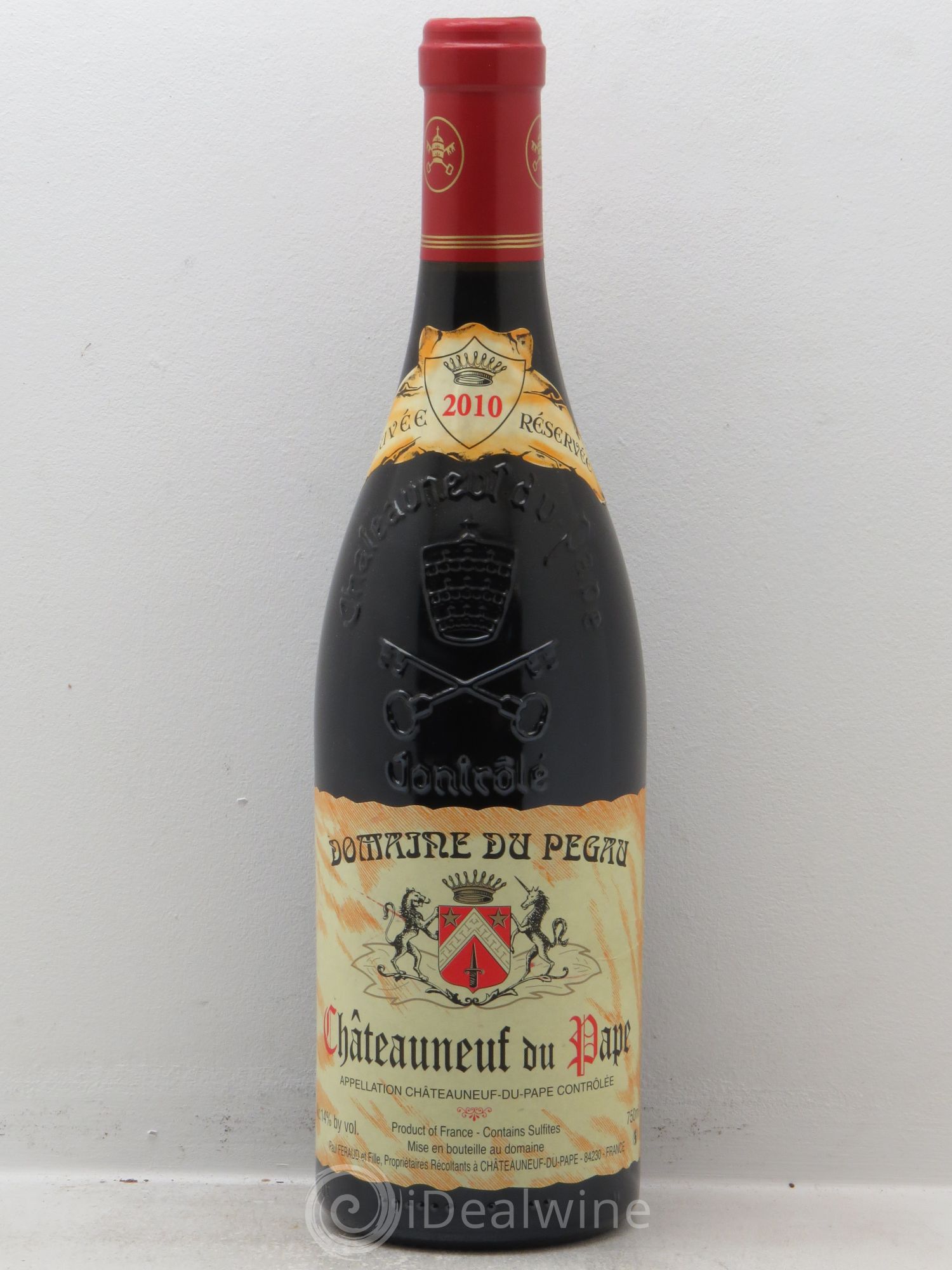 Châteauneuf-du-Pape Domaine du Pégau Cuvée Réservée Paul et Laurence Féraud 2010 - Lot de 1 bouteille - 0