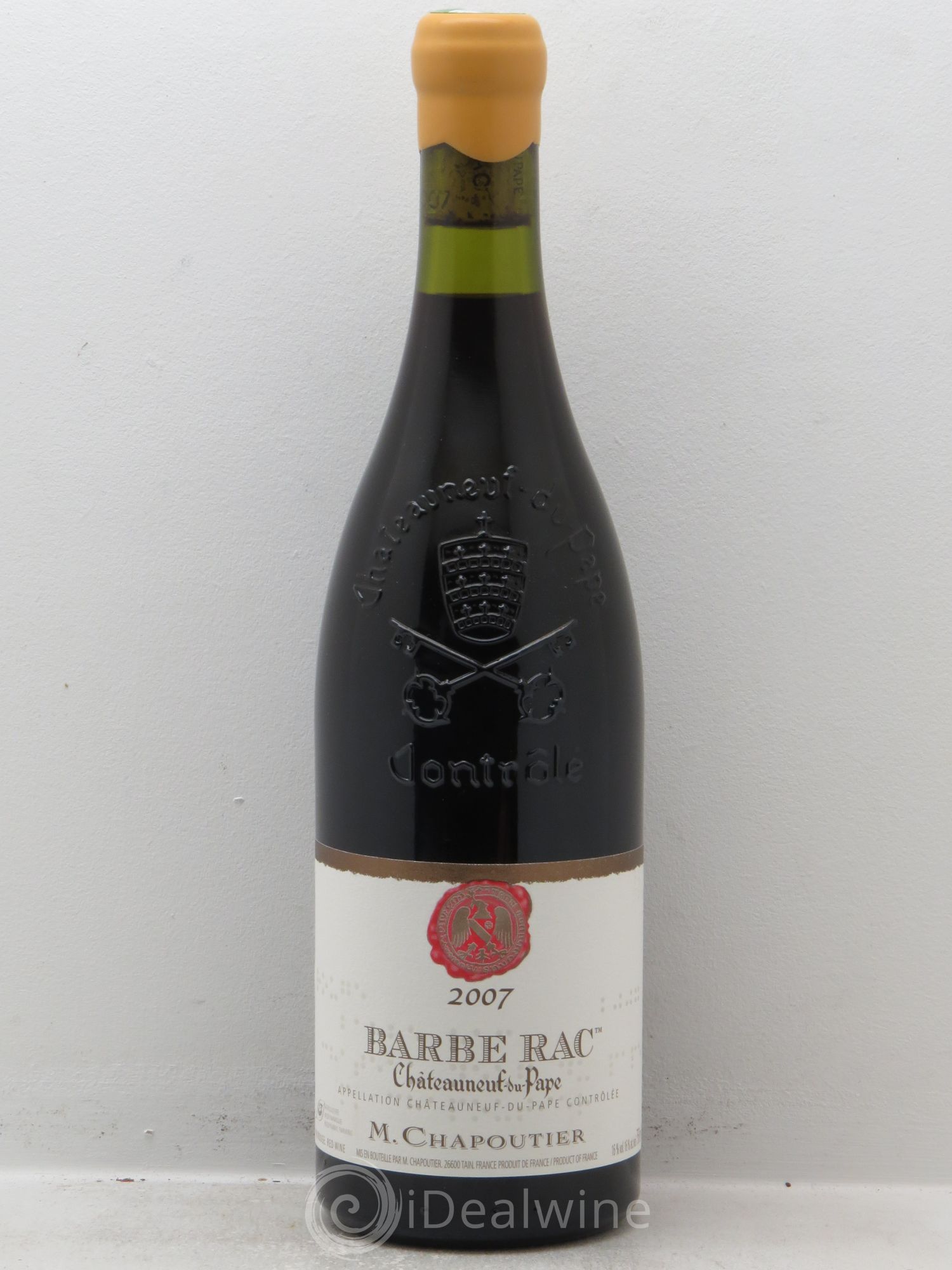 Châteauneuf-du-Pape Barbe Rac Chapoutier 2007 - Lot de 1 bouteille - 0
