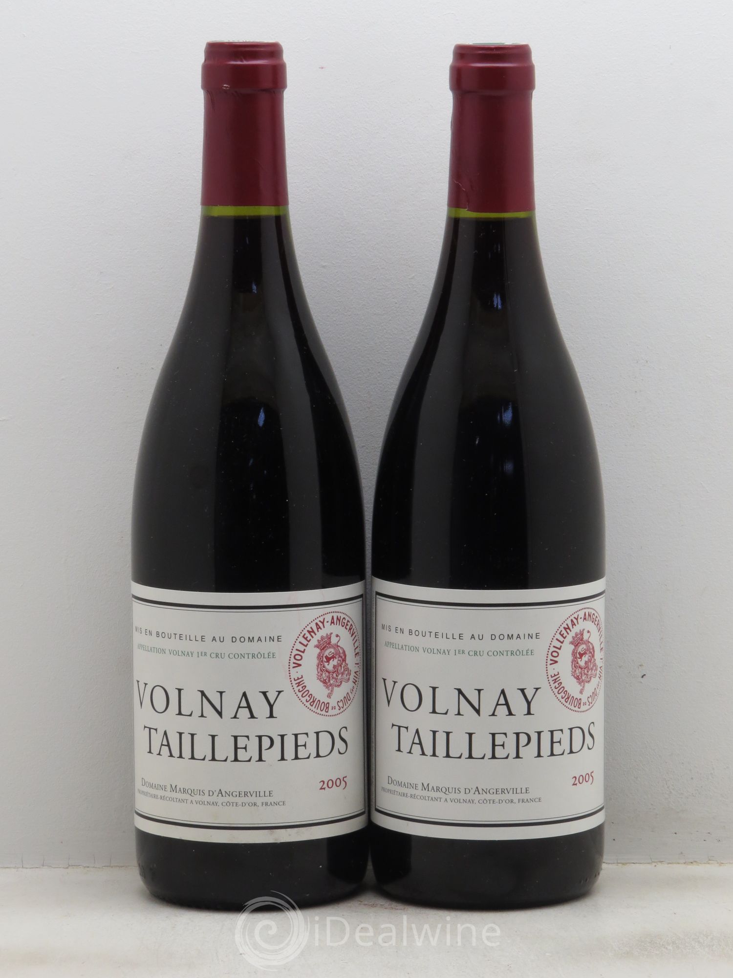 Volnay 1er Cru Taillepieds Marquis d'Angerville (Domaine) 2005 - Lot de 2 bouteilles - 0