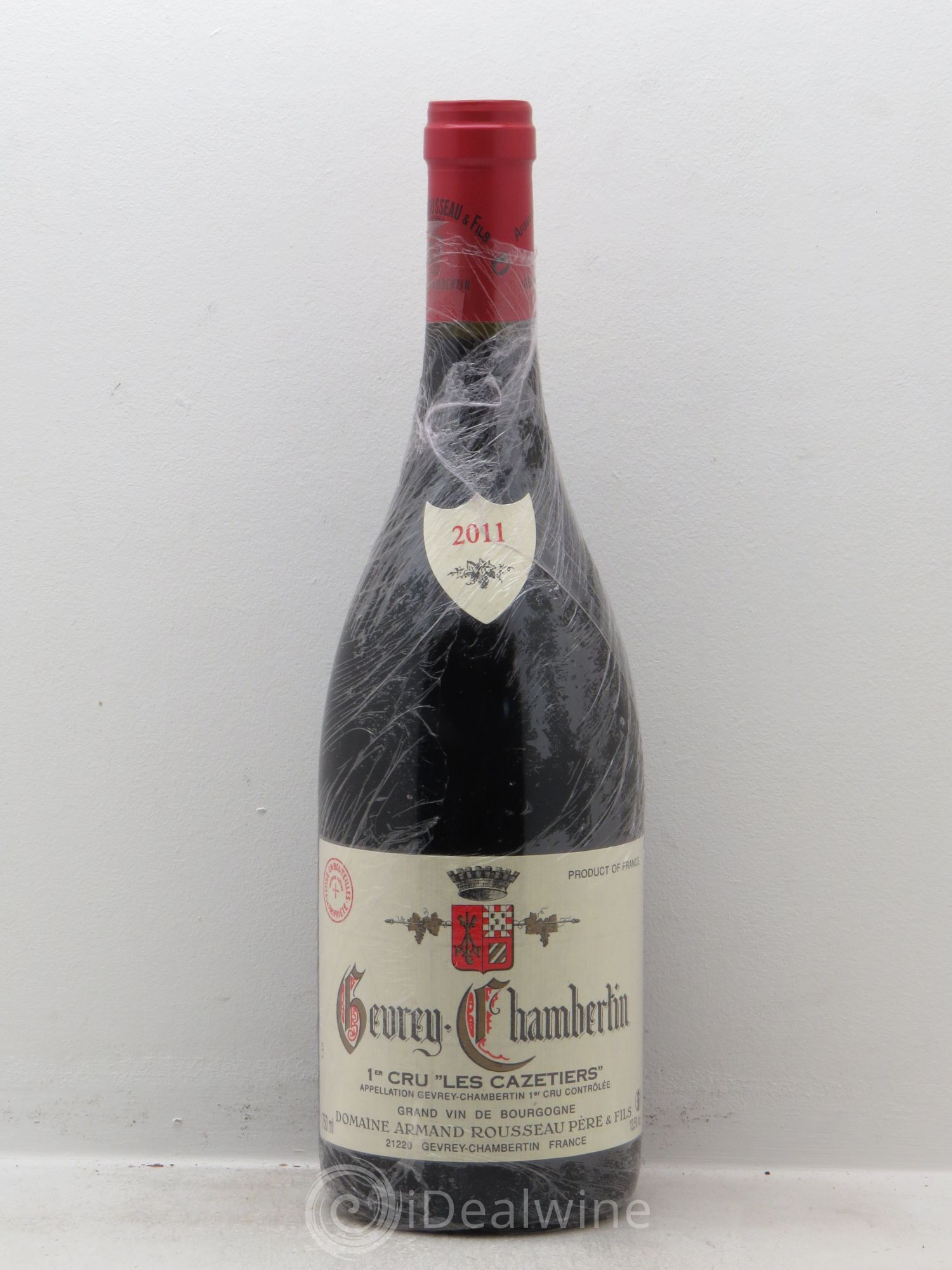 Gevrey-Chambertin 1er Cru Les Cazetiers Armand Rousseau (Domaine) (sans prix de réserve - no reserve) 2011 - Posten von 1 Flasche - 0