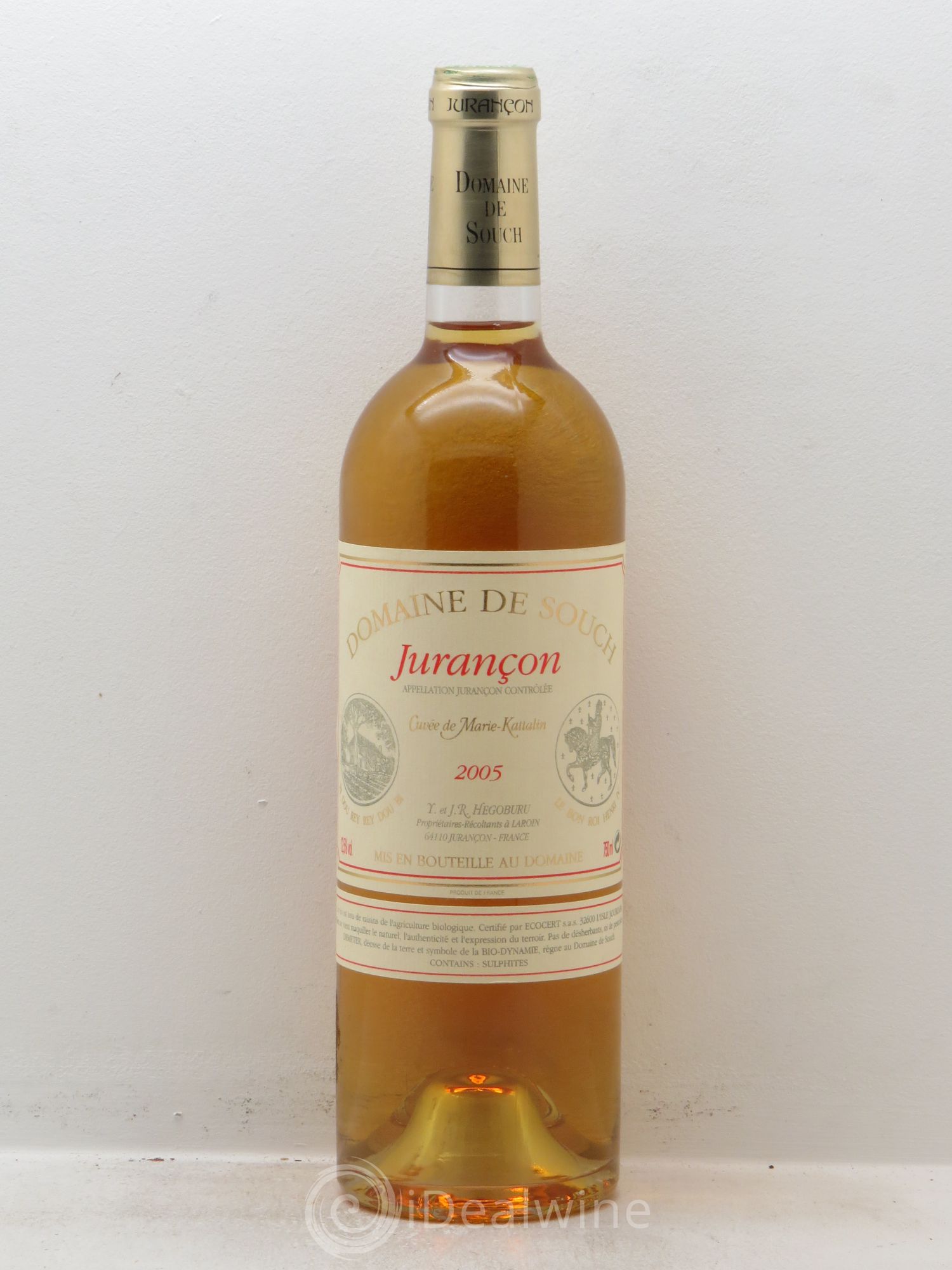 Jurançon Domaine de Souch Cuvée Marie Kattalin 2005 - Posten von 1 Flasche - 0