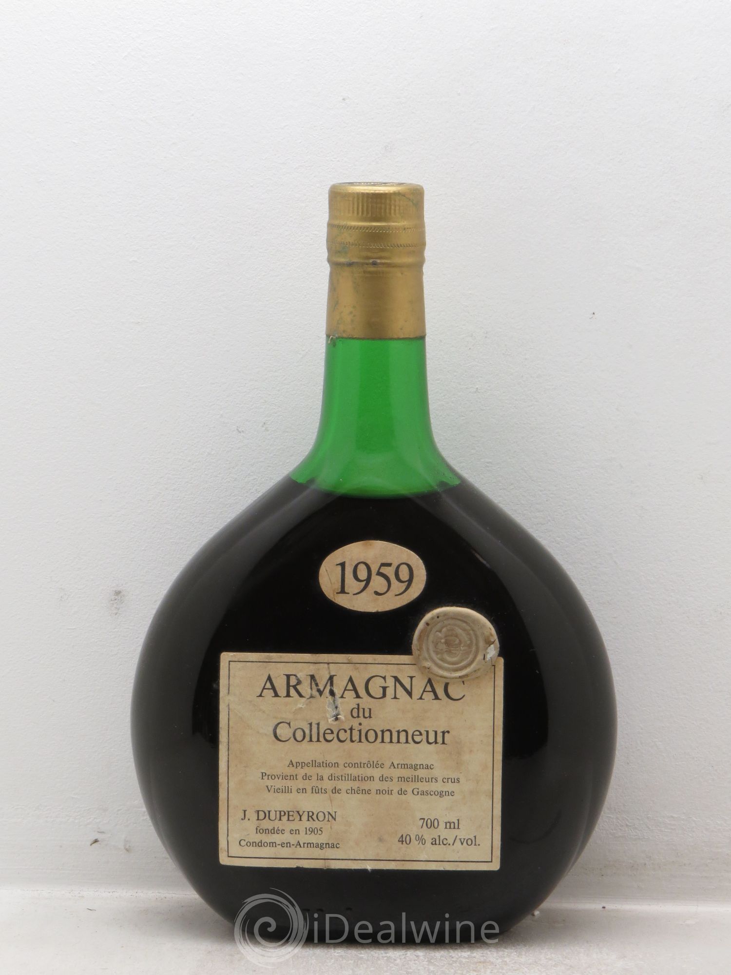Armagnac J.Dupeyron 1959 - Posten von 1 Flasche - 0
