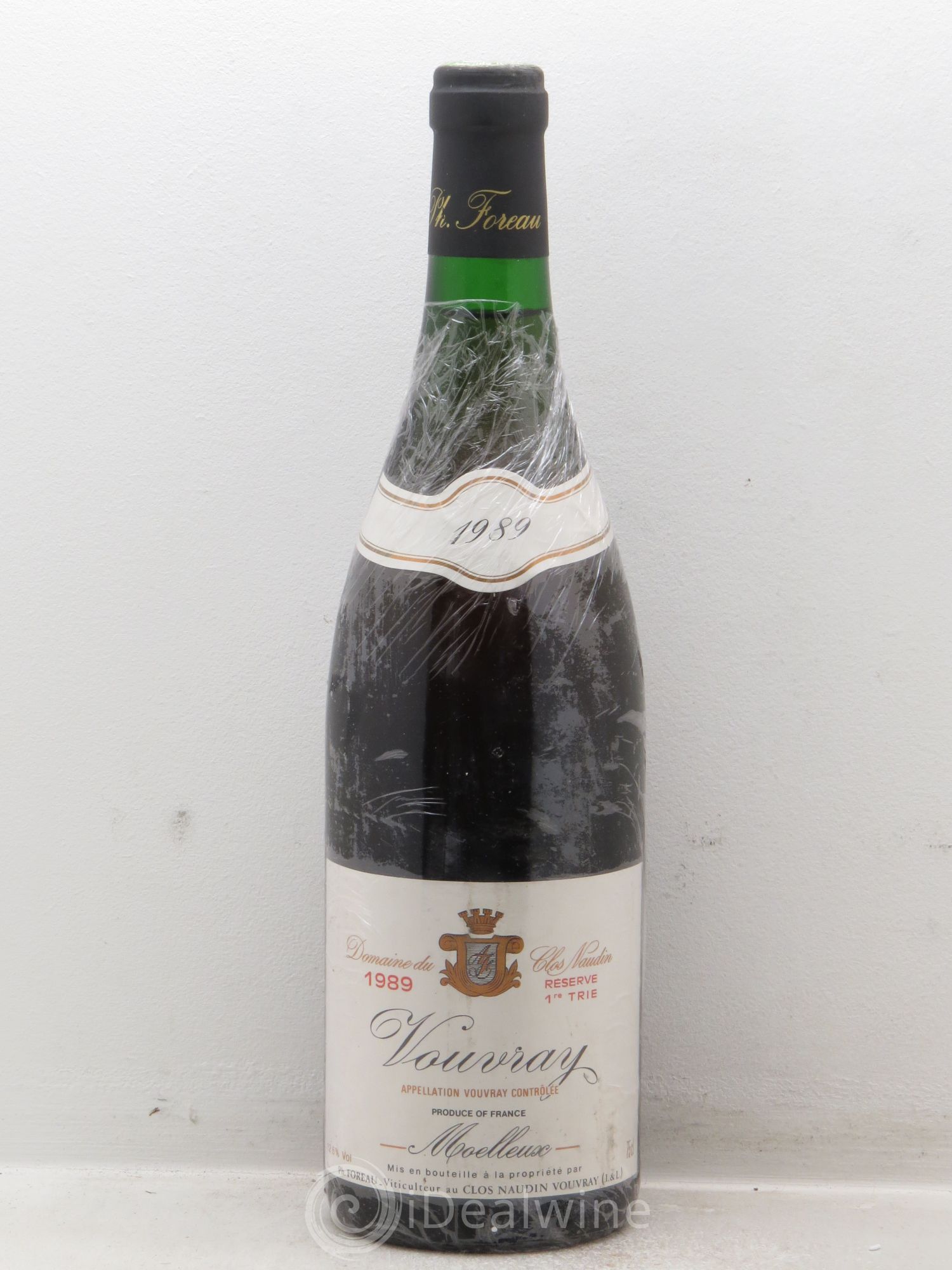 Vouvray Moelleux Réserve Clos Naudin - Philippe Foreau 1er Trie 1989 - Lotto di 1 bottiglia - 0