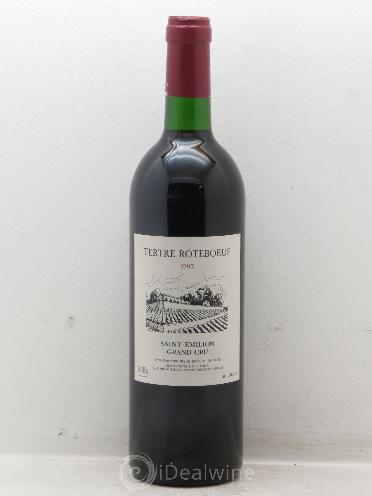 Château Tertre Roteboeuf 1995 - Lot de 1 bouteille - 0