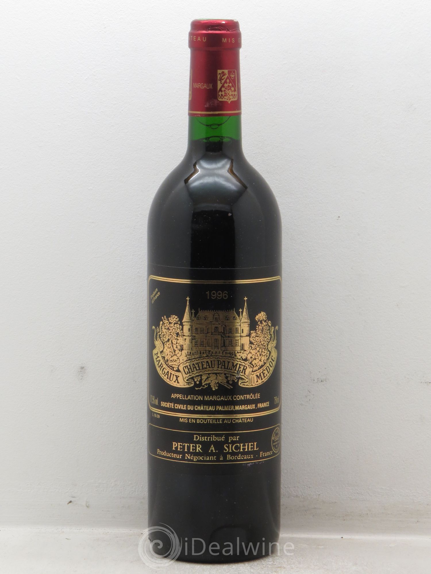 Château Palmer 3ème Grand Cru Classé 1996 - Lot de 1 bouteille - 0