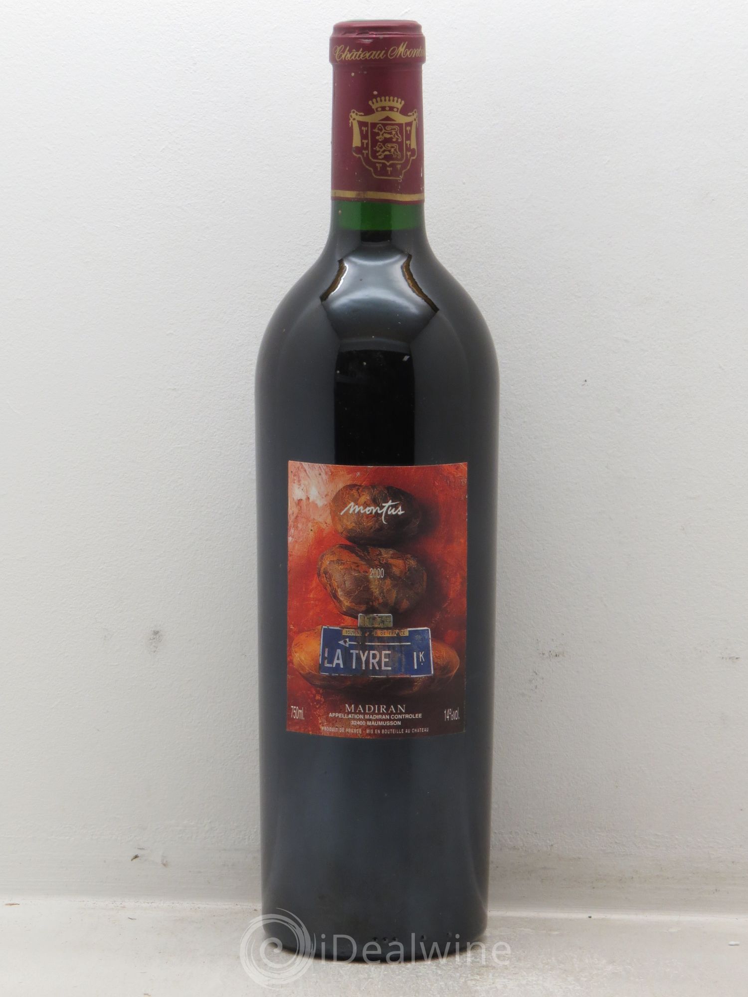 Madiran Château Montus-La Tyre Alain Brumont 2000 - Lot de 1 bouteille - 0