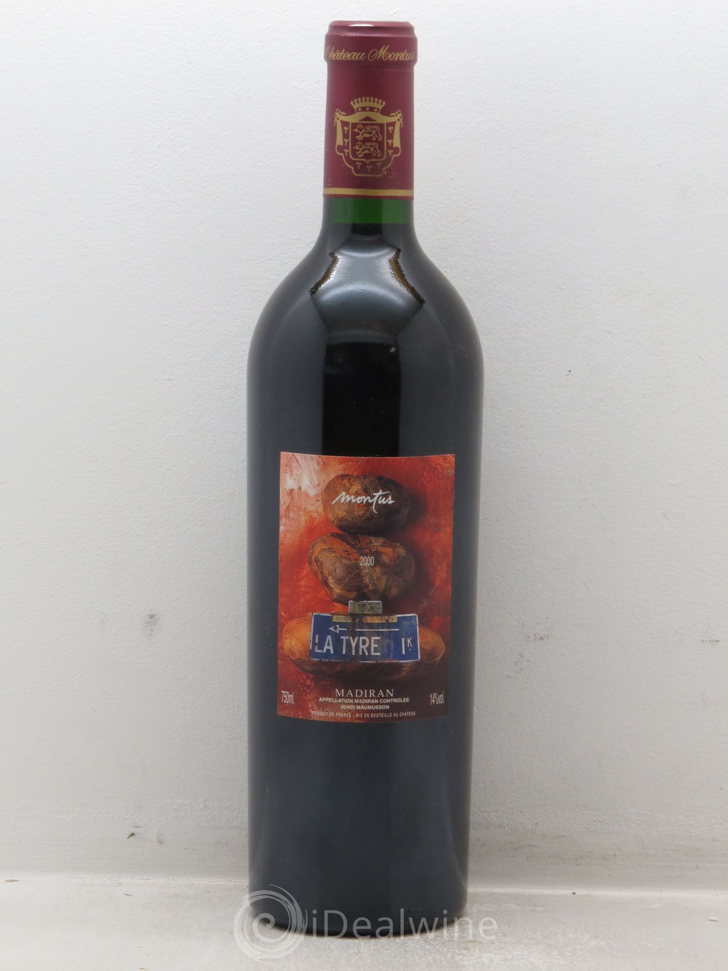 Madiran Château Montus-La Tyre Alain Brumont 2000 - Lot de 1 bouteille - 0