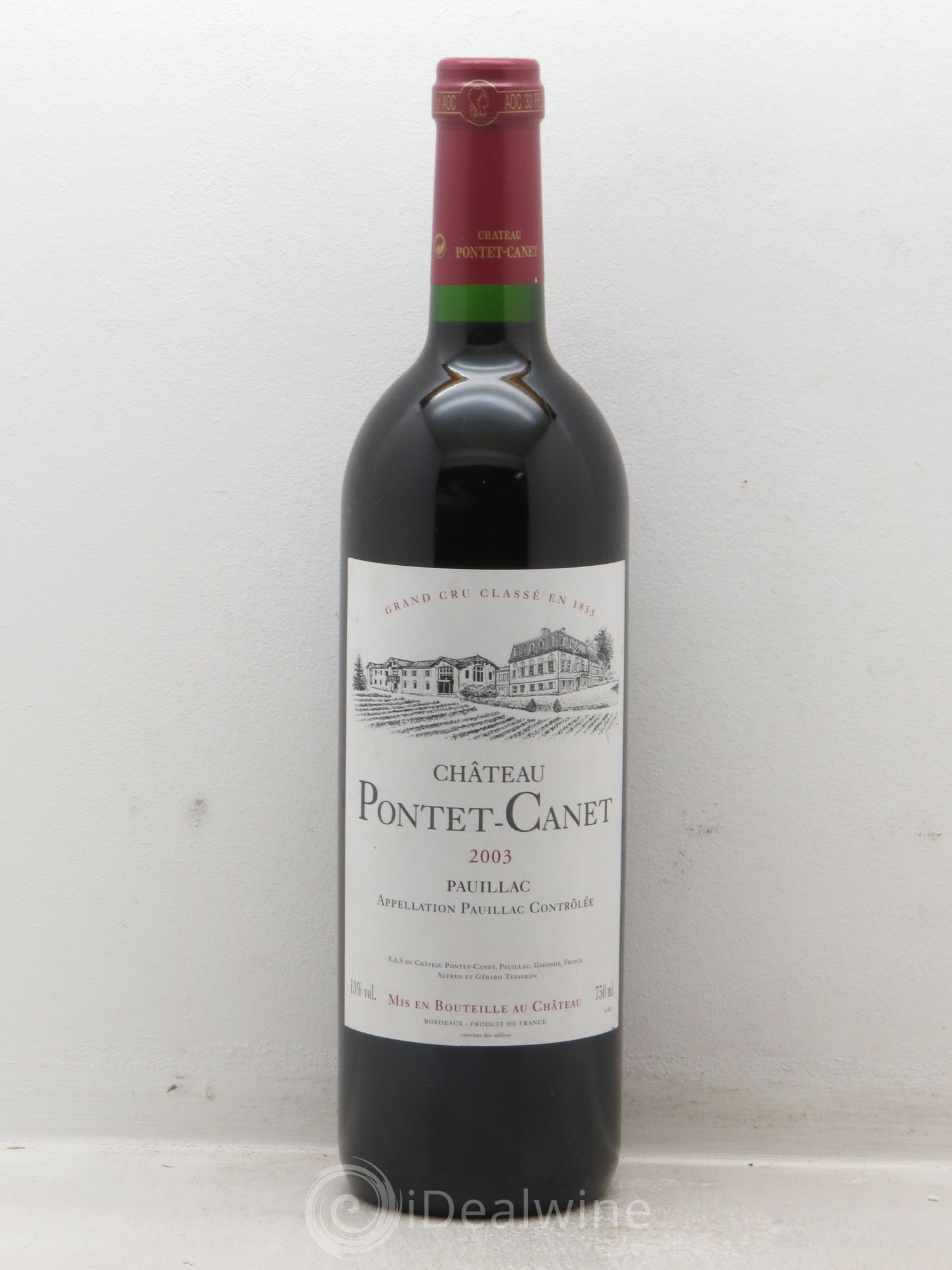 Château Pontet Canet 5ème Grand Cru Classé null 2003 - Lot of 1 bottle - 0