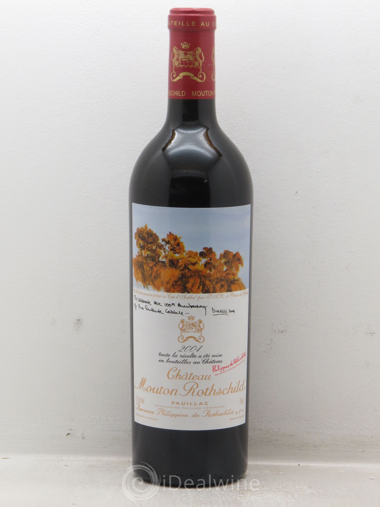 Château Mouton Rothschild 1er Grand Cru Classé (sans prix de réserve - no reserve) 2004 - Posten von 1 Flasche - 0