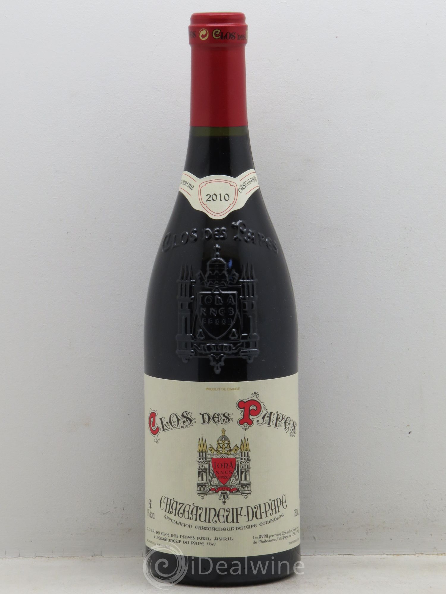 Châteauneuf-du-Pape Clos des Papes - Paul Avril 2010 - Lot de 6 bouteilles - 0