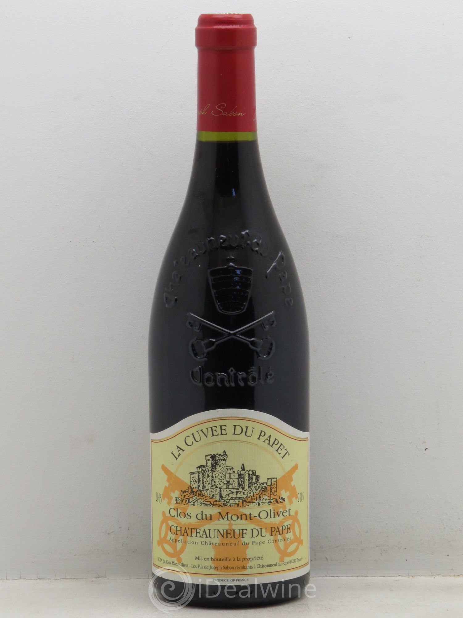 Châteauneuf-du-Pape Cuvée du Papet Clos du Mont-Olivet 2005 - Lot de 1 bouteille - 0