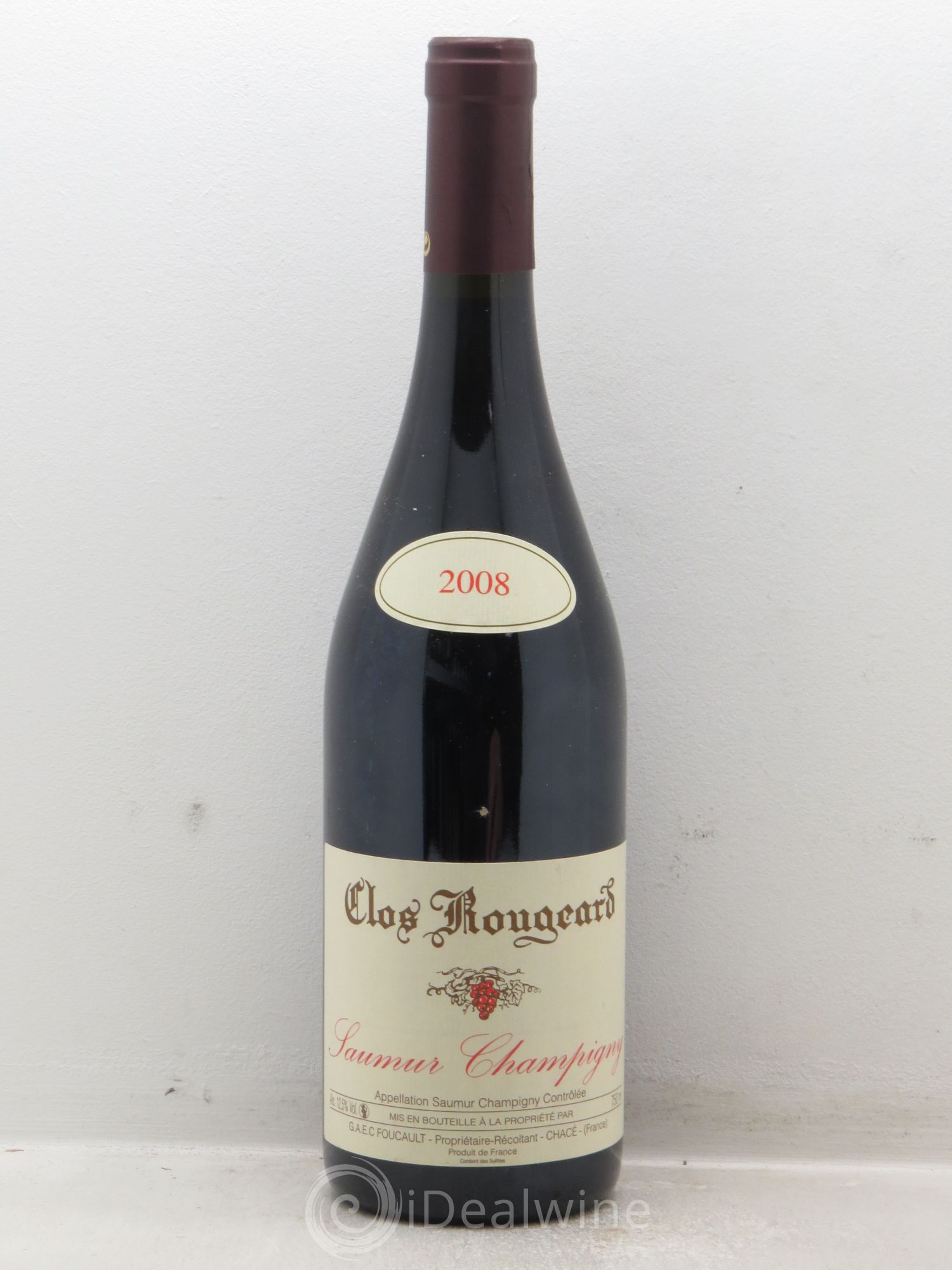 Saumur-Champigny Clos Rougeard (sans prix de réserve - no reserve) 2008 - Posten von 1 Flasche - 0