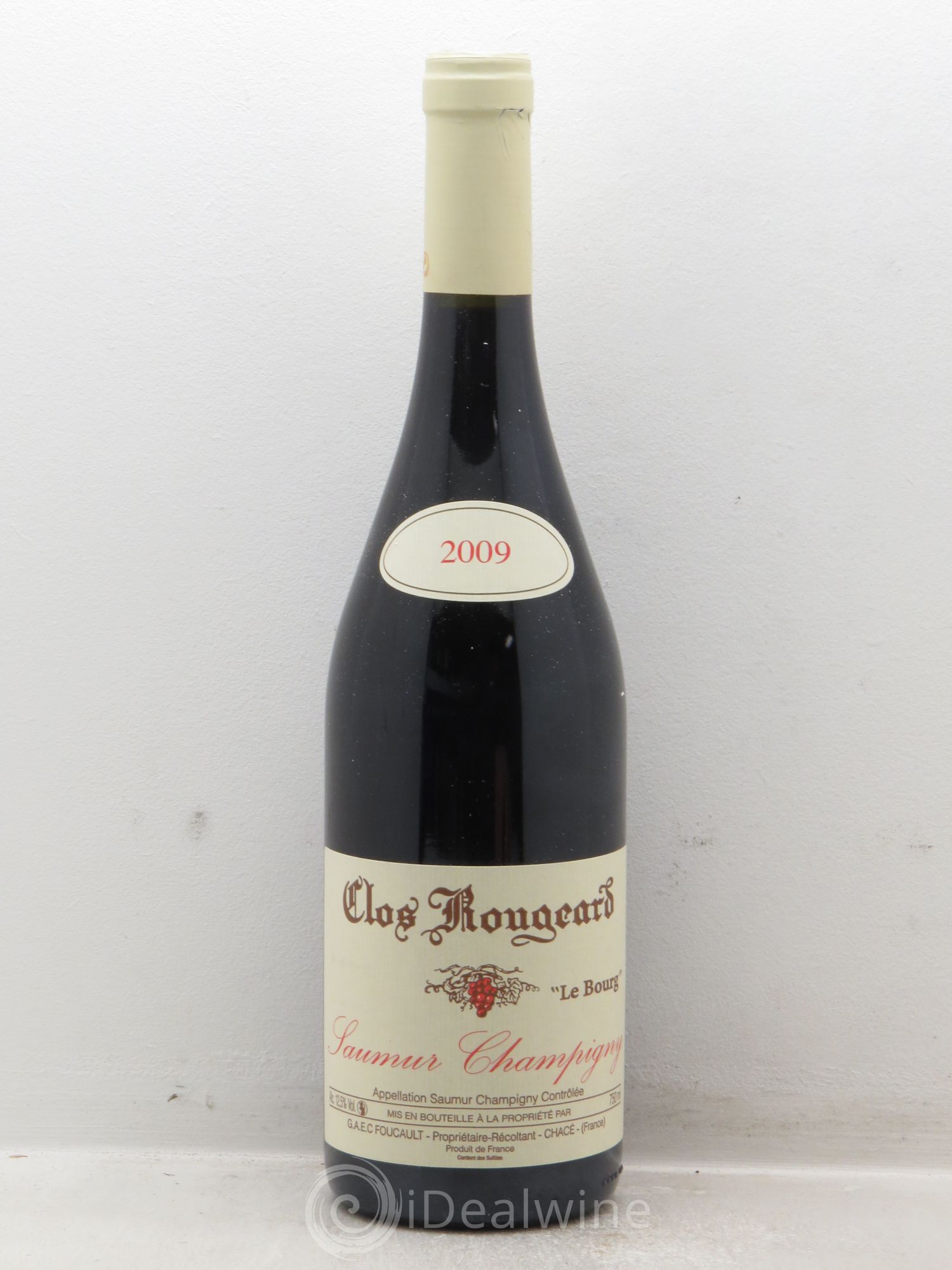 Saumur-Champigny Le Bourg Clos Rougeard (sans prix de réserve - no reserve) 2009 - Posten von 1 Flasche - 0