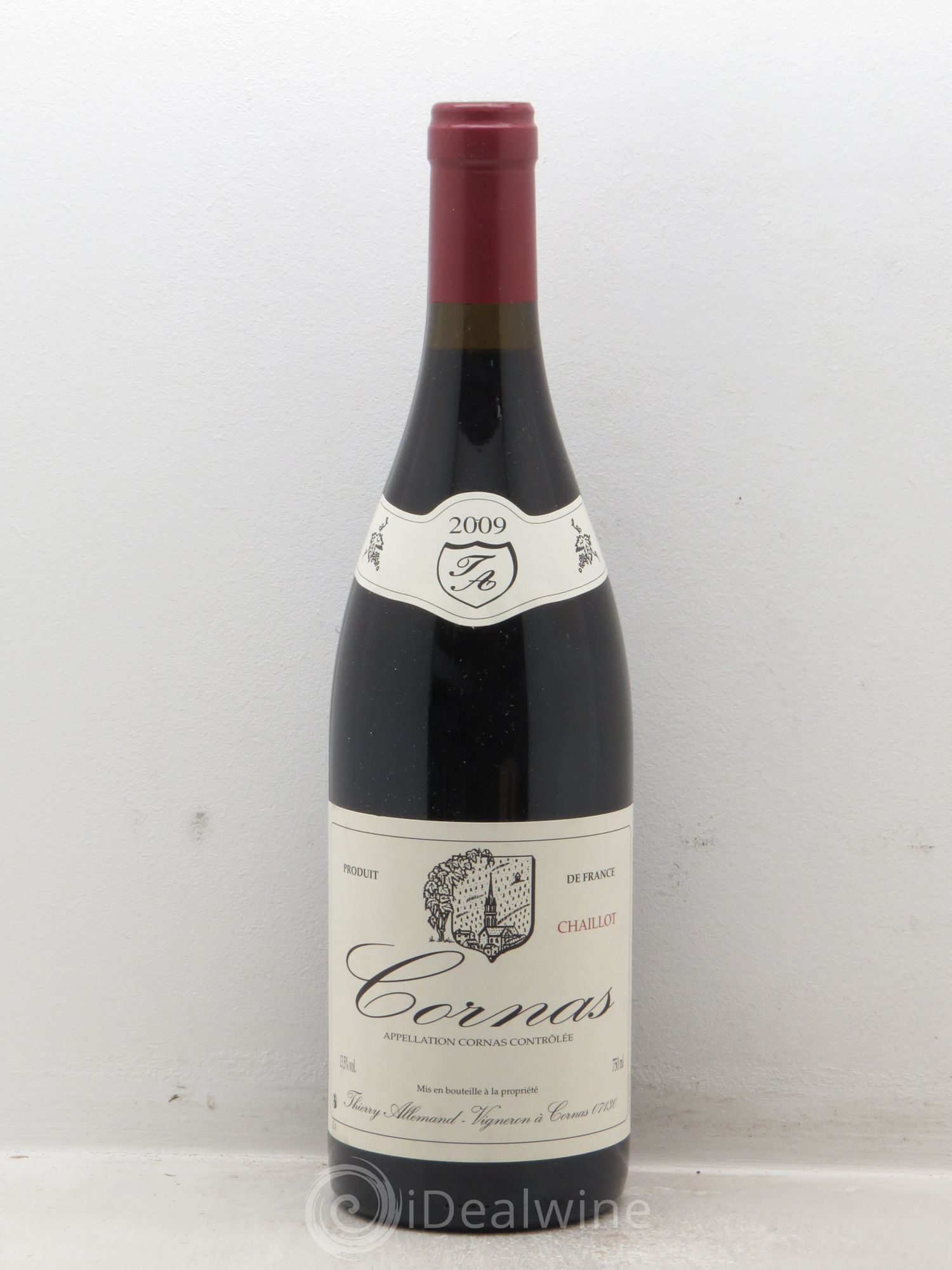 Cornas Thierry Allemand Chaillot 2009 - Lot de 1 bouteille - 0