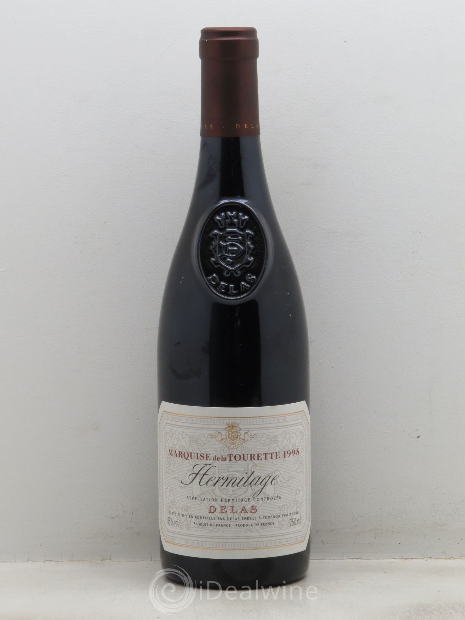 Hermitage Marquise de la Tourette Delas Frères 1998 - Lot de 1 bouteille - 0