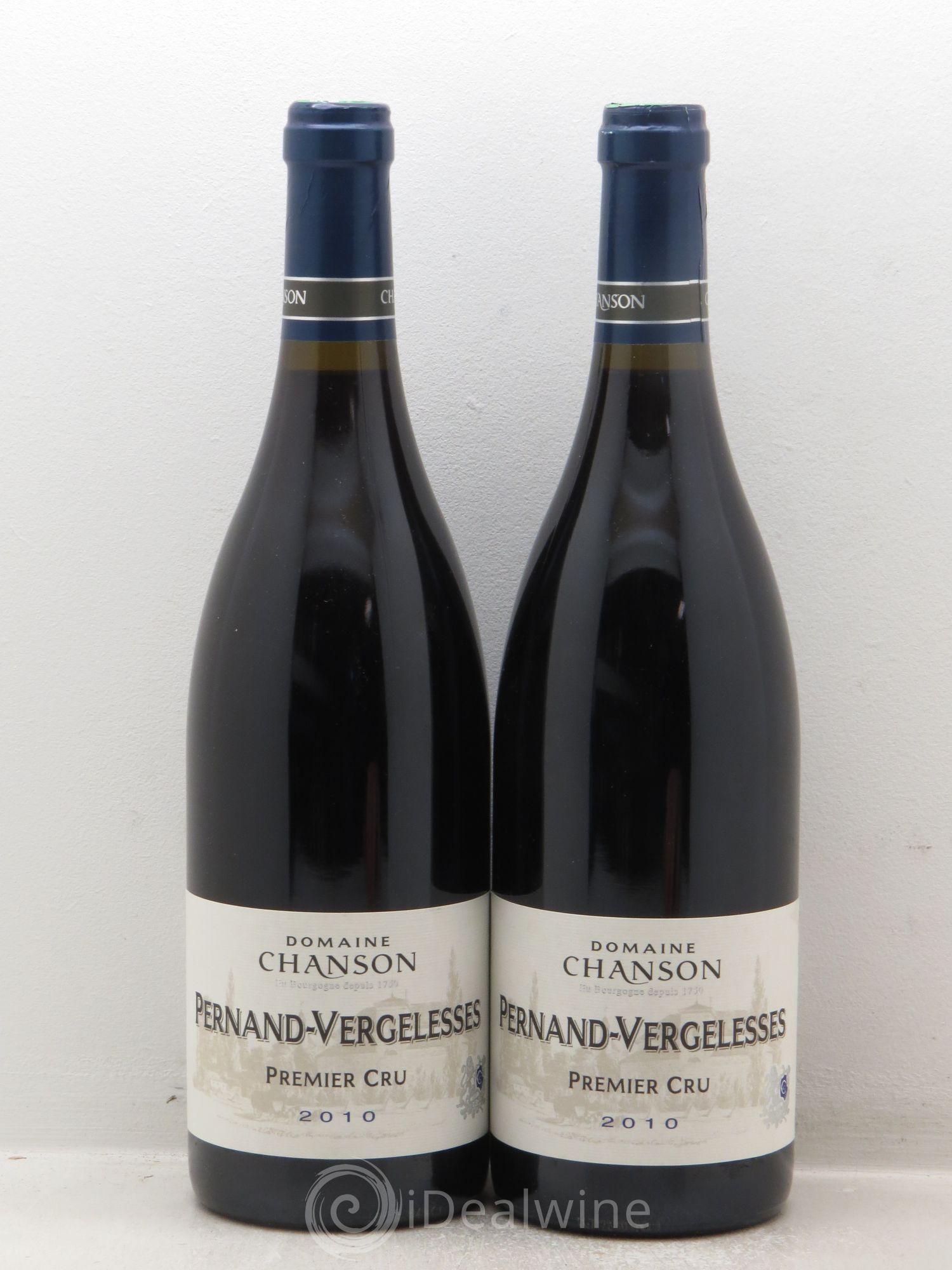 Pernand-Vergelesses 1er Cru Domaine Chanson (sans prix de réserve - no reserve) 2010 - Posten von 2 Flaschen - 0